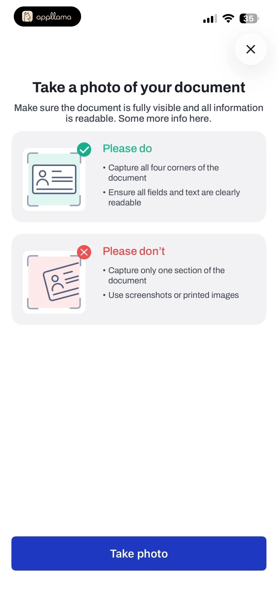 Document Photo Guide