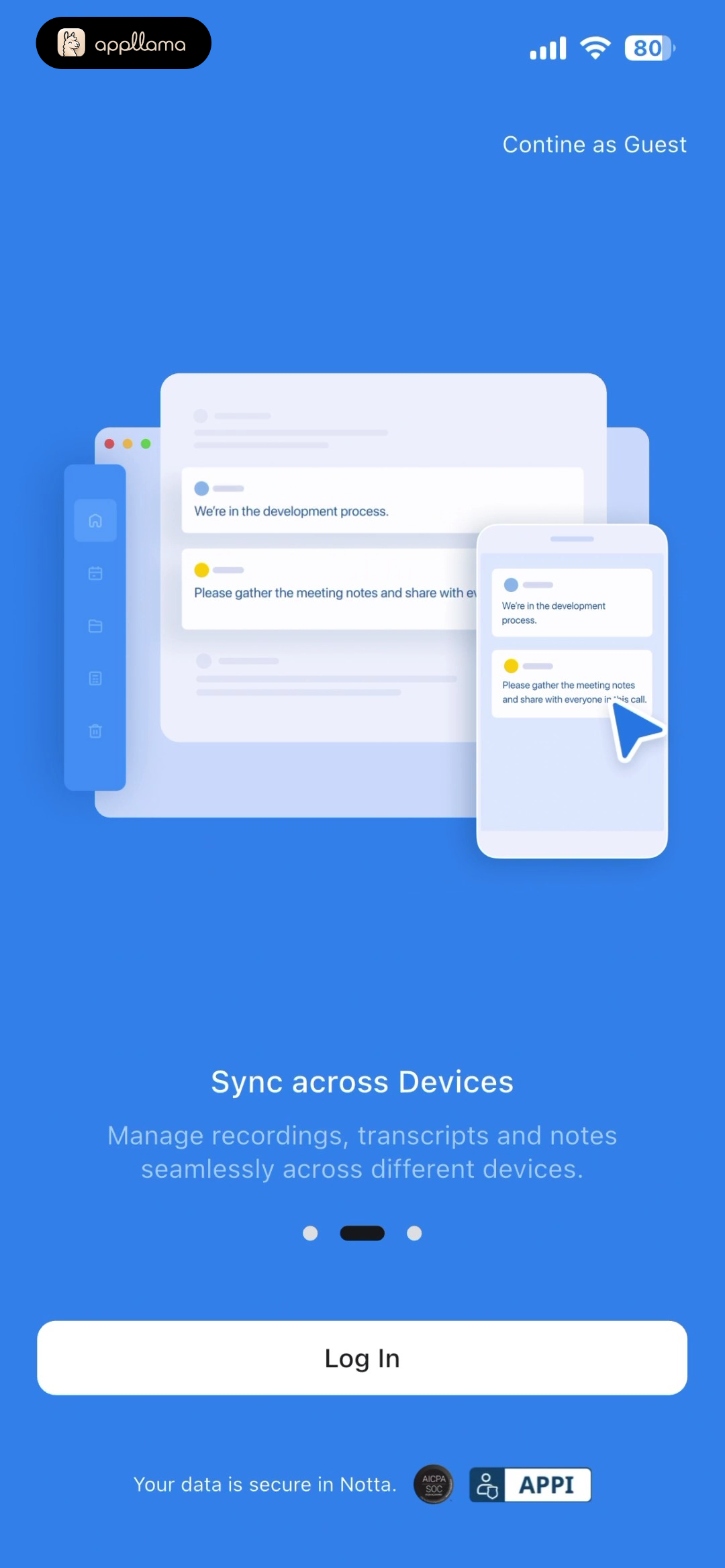 Sync Across Devices