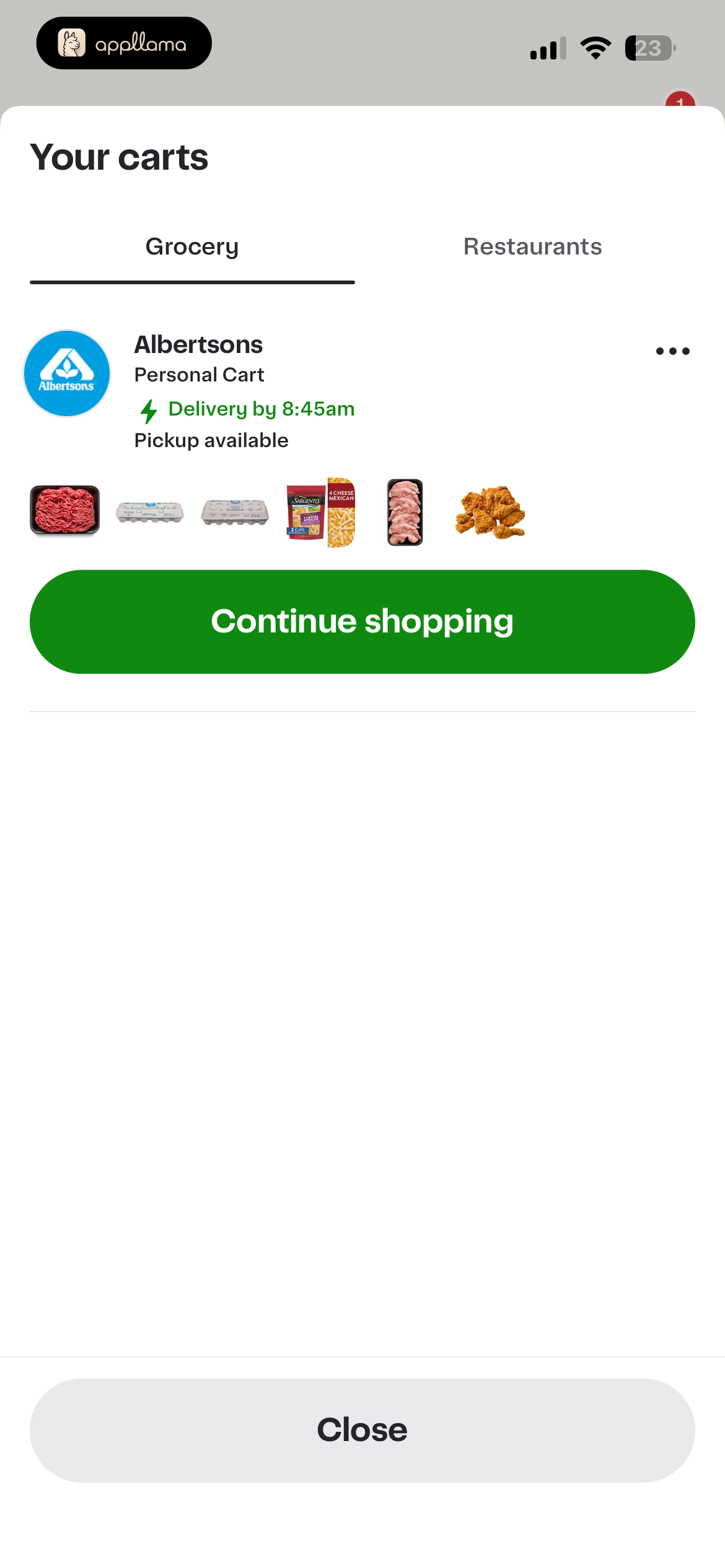 Your Carts
