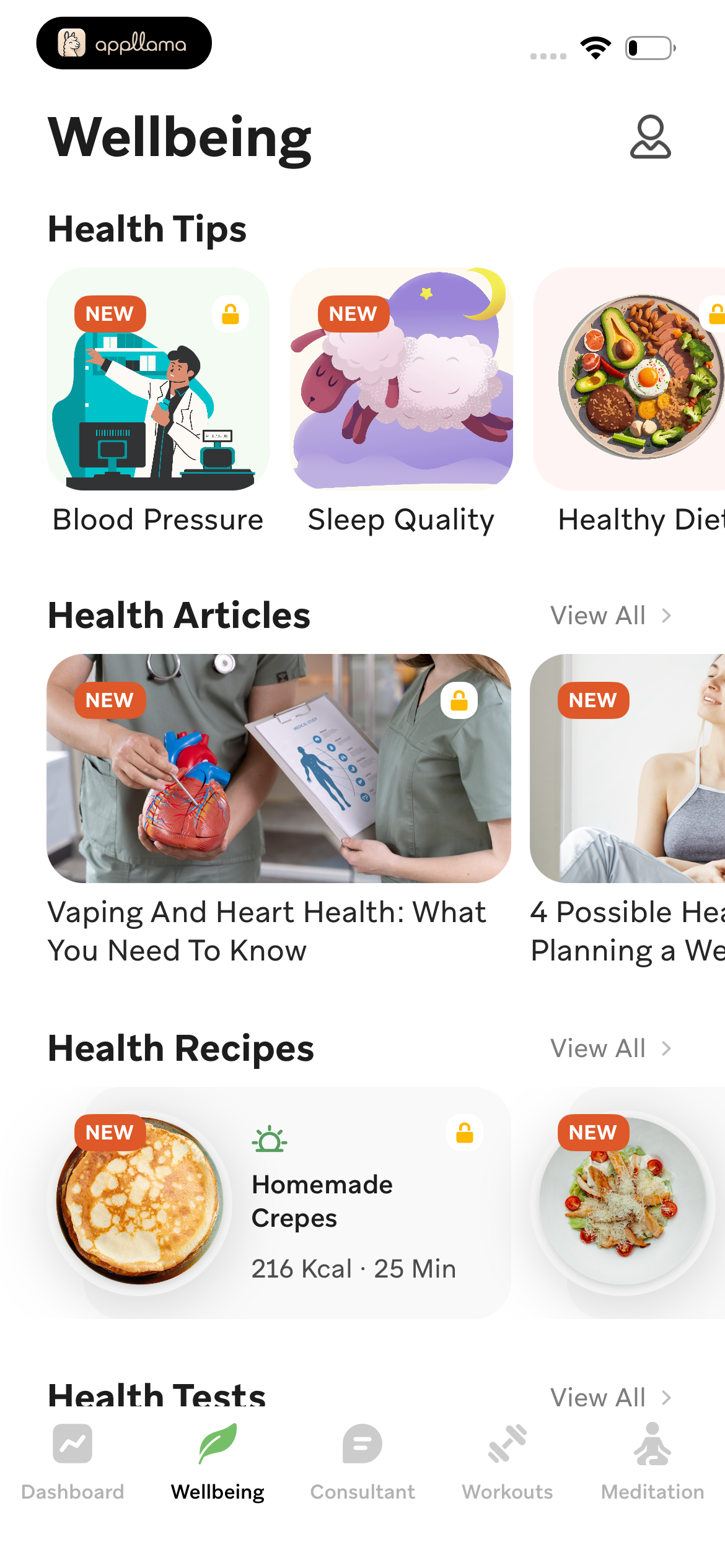 Wellbeing Home