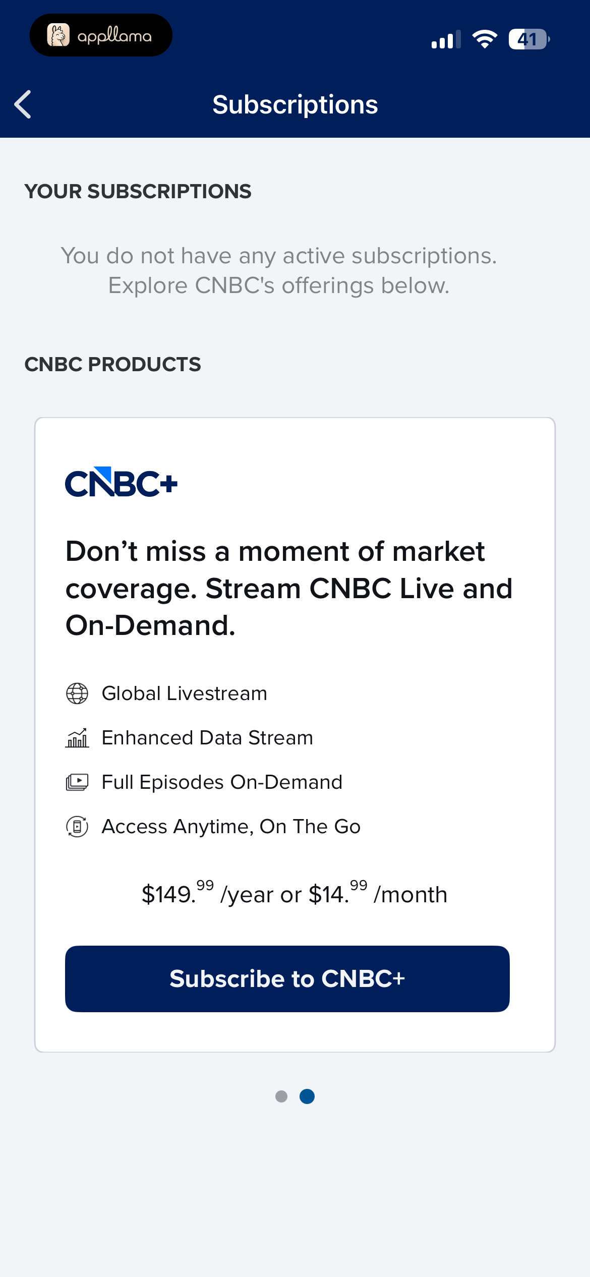 CNBC Plus Subscription Offer