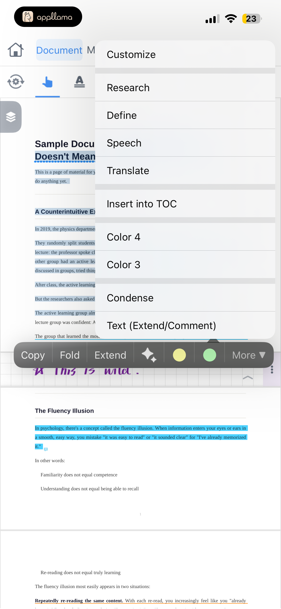 Document Outline