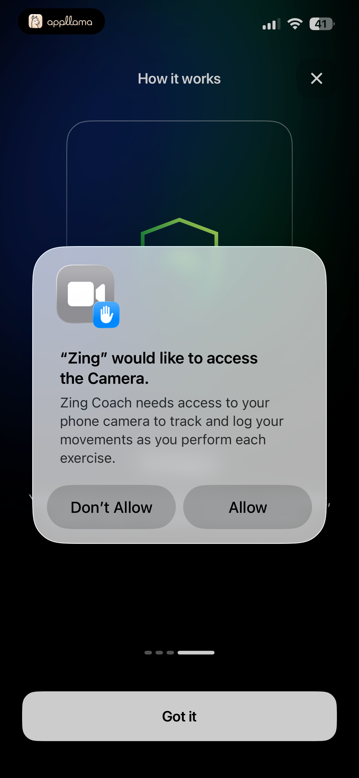 Camera Permission Request