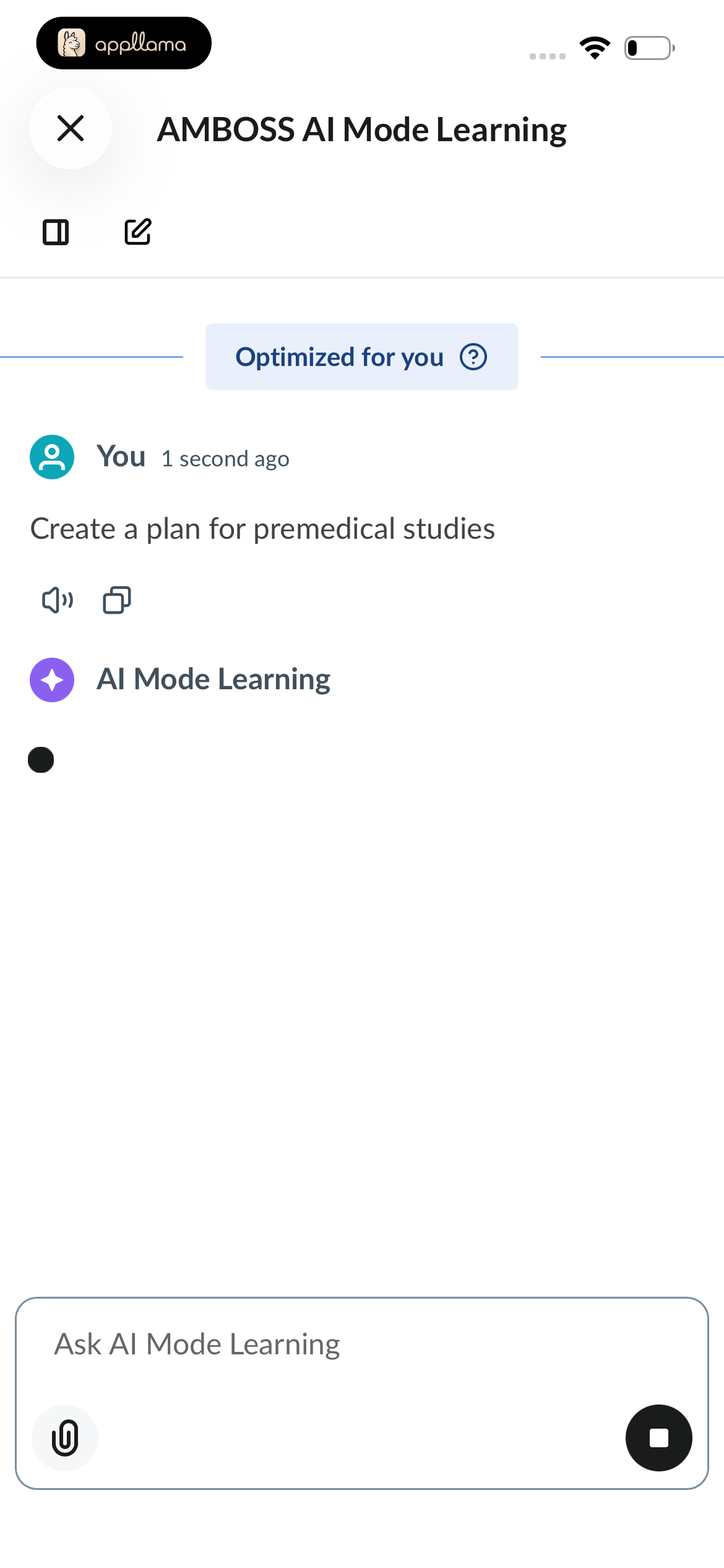 AI Mode Learning Conversation