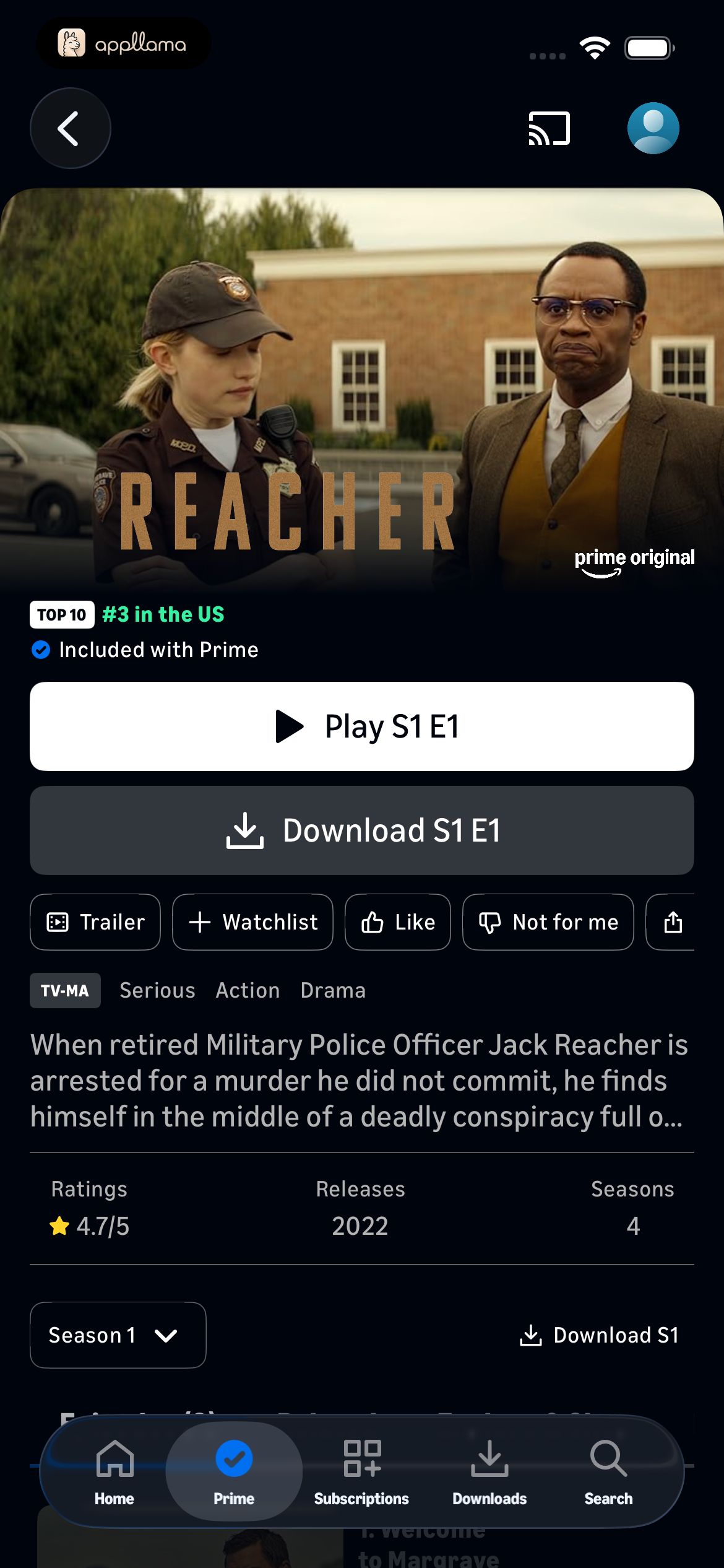 Reacher Details