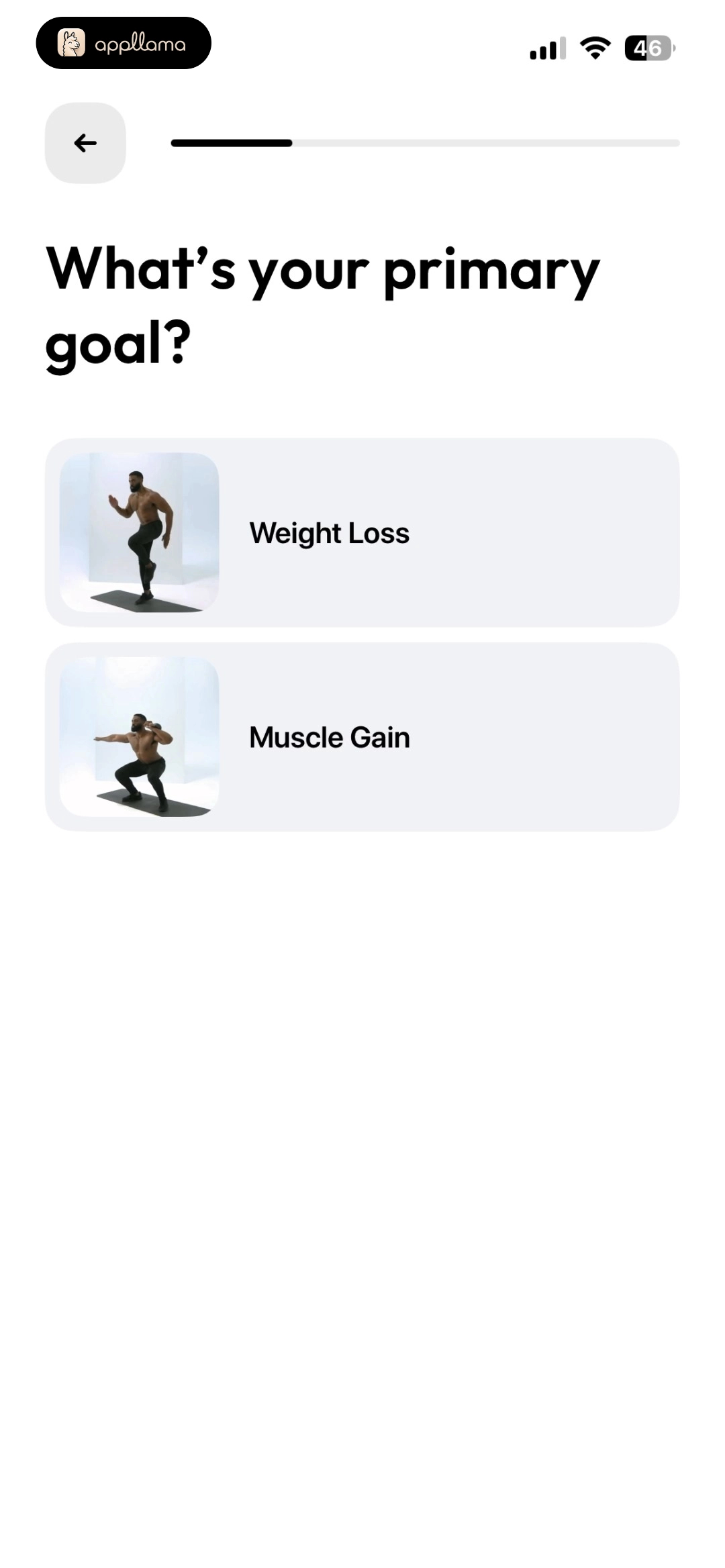 Primary Fitness Goal