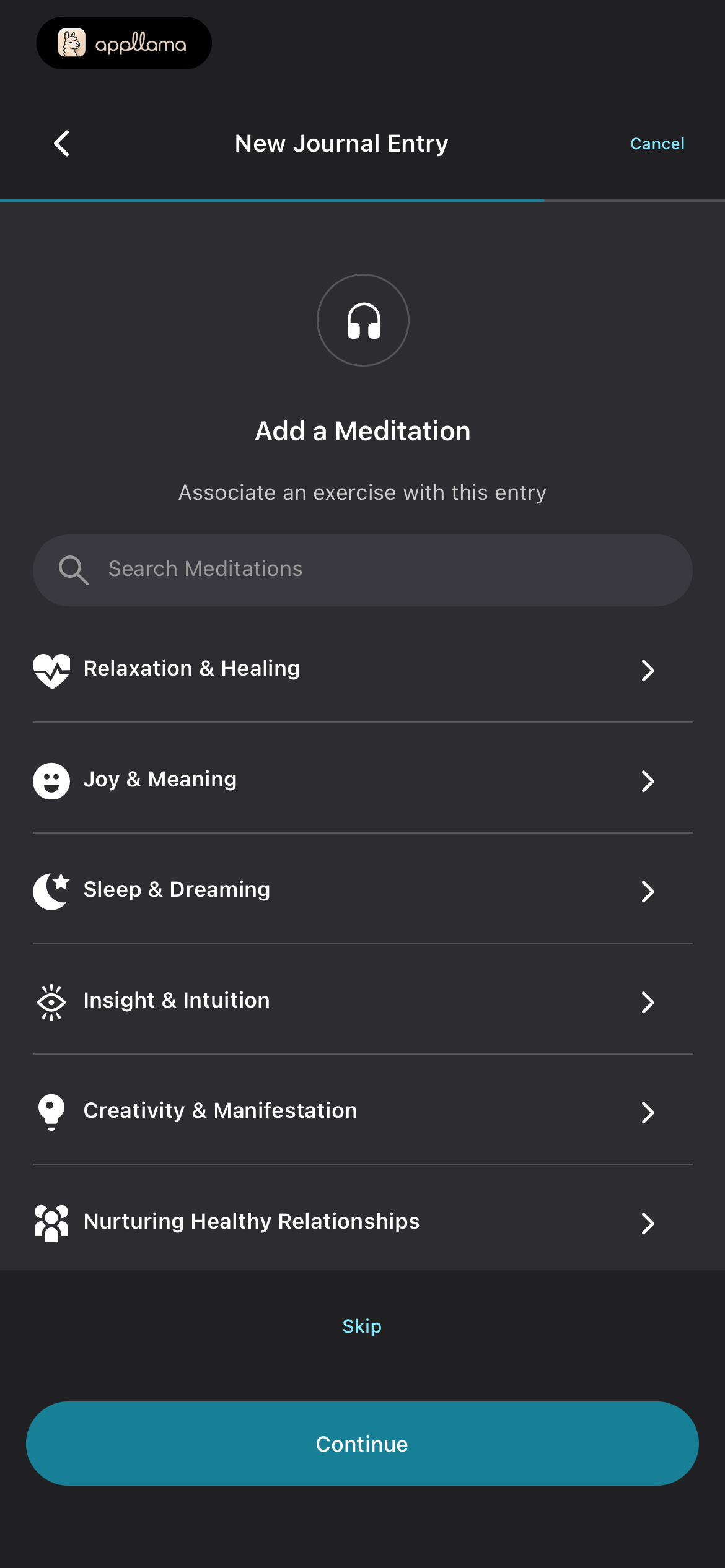 Add Meditation