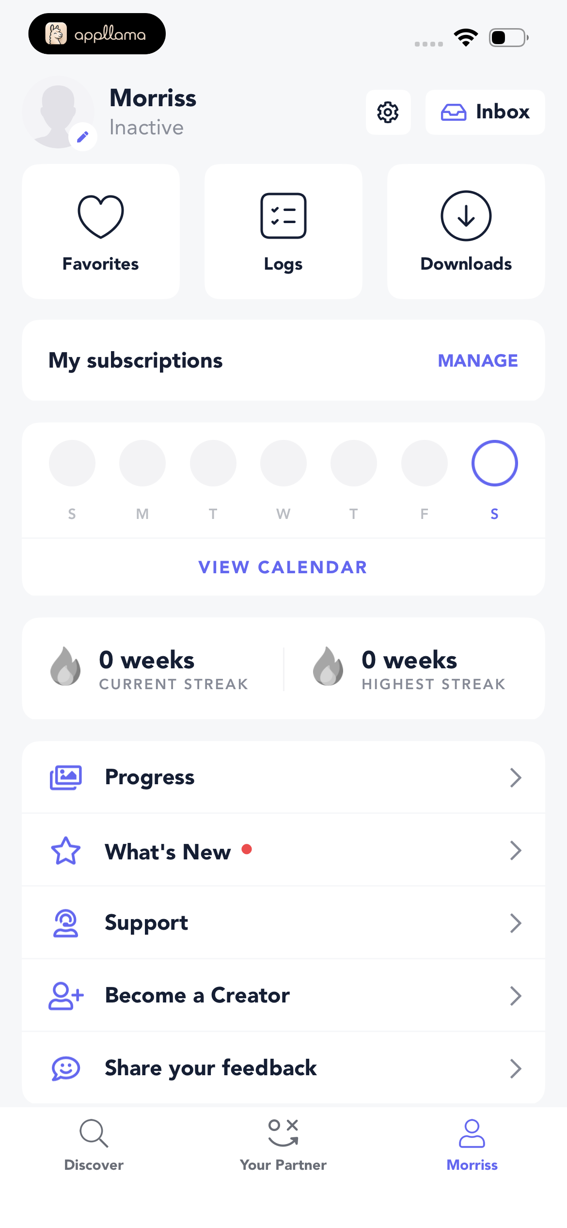 Profile Home