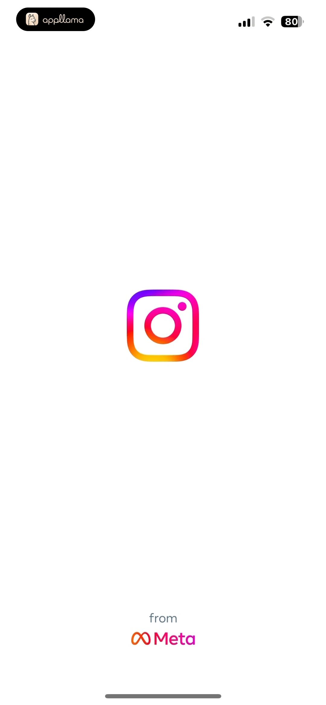 Instagram Splash