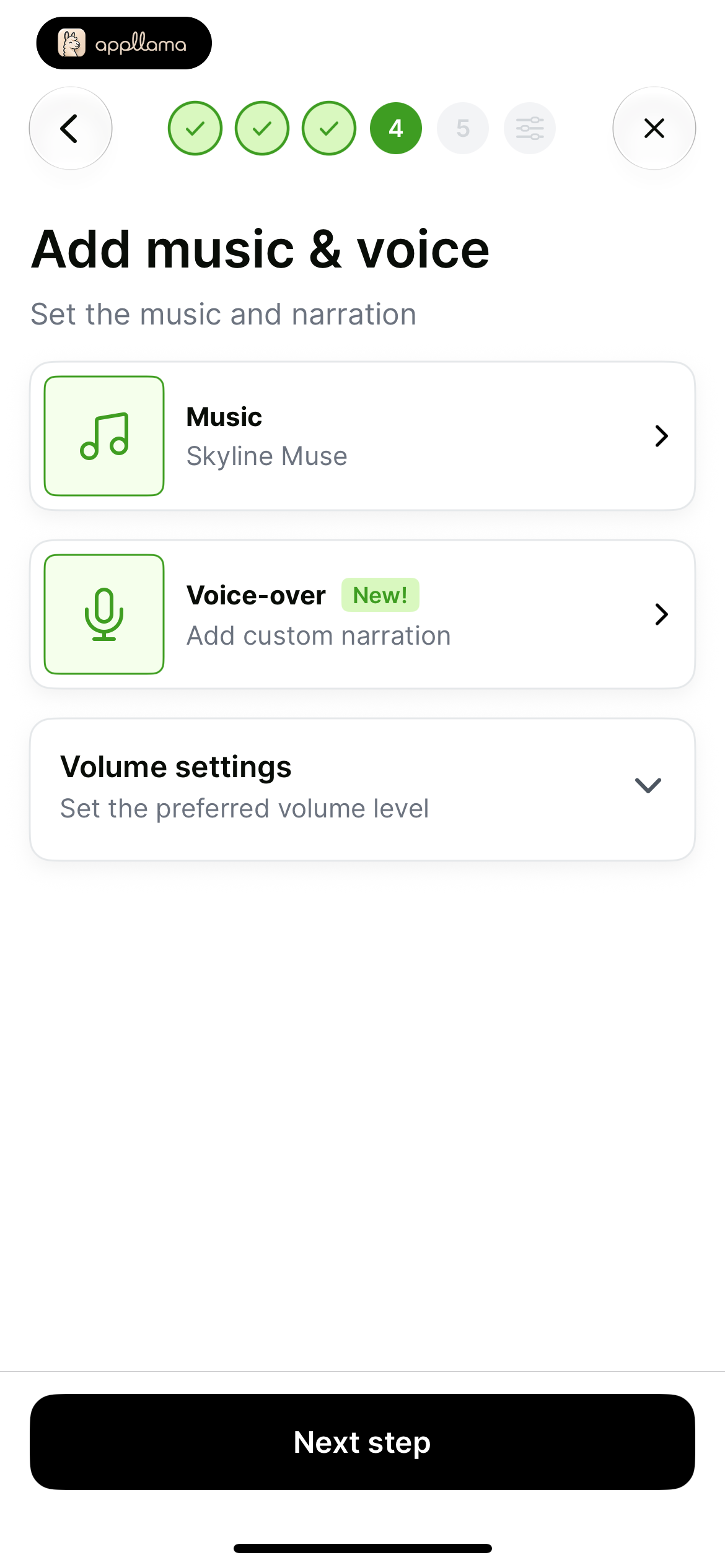 Add Music and Voice
