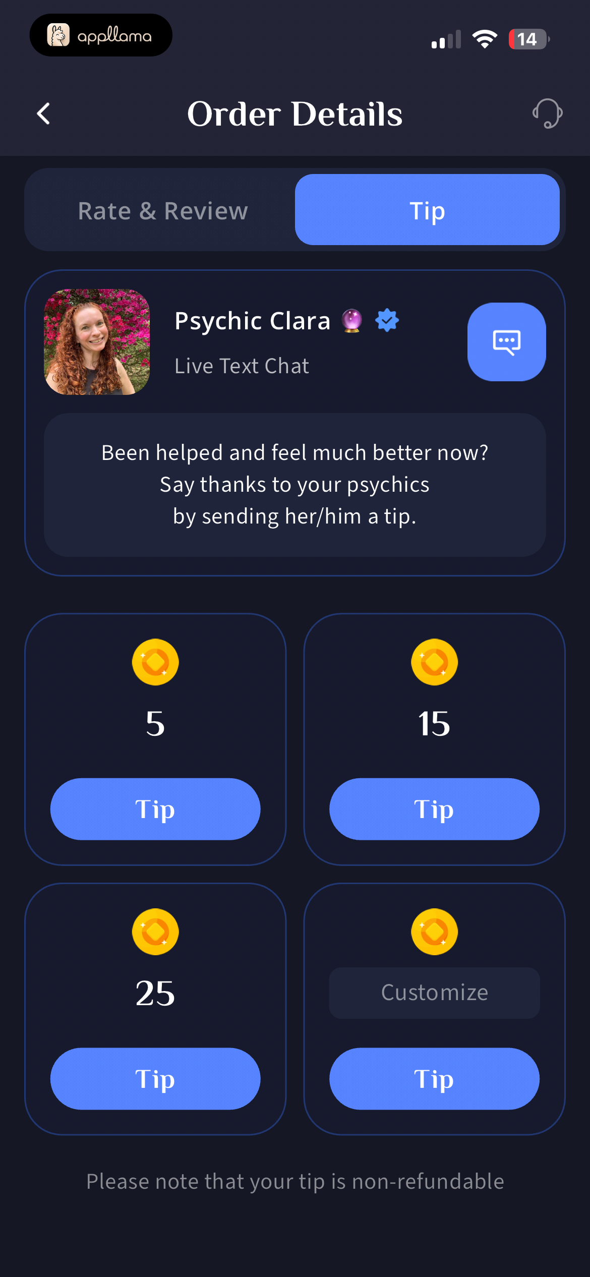 Order Tip