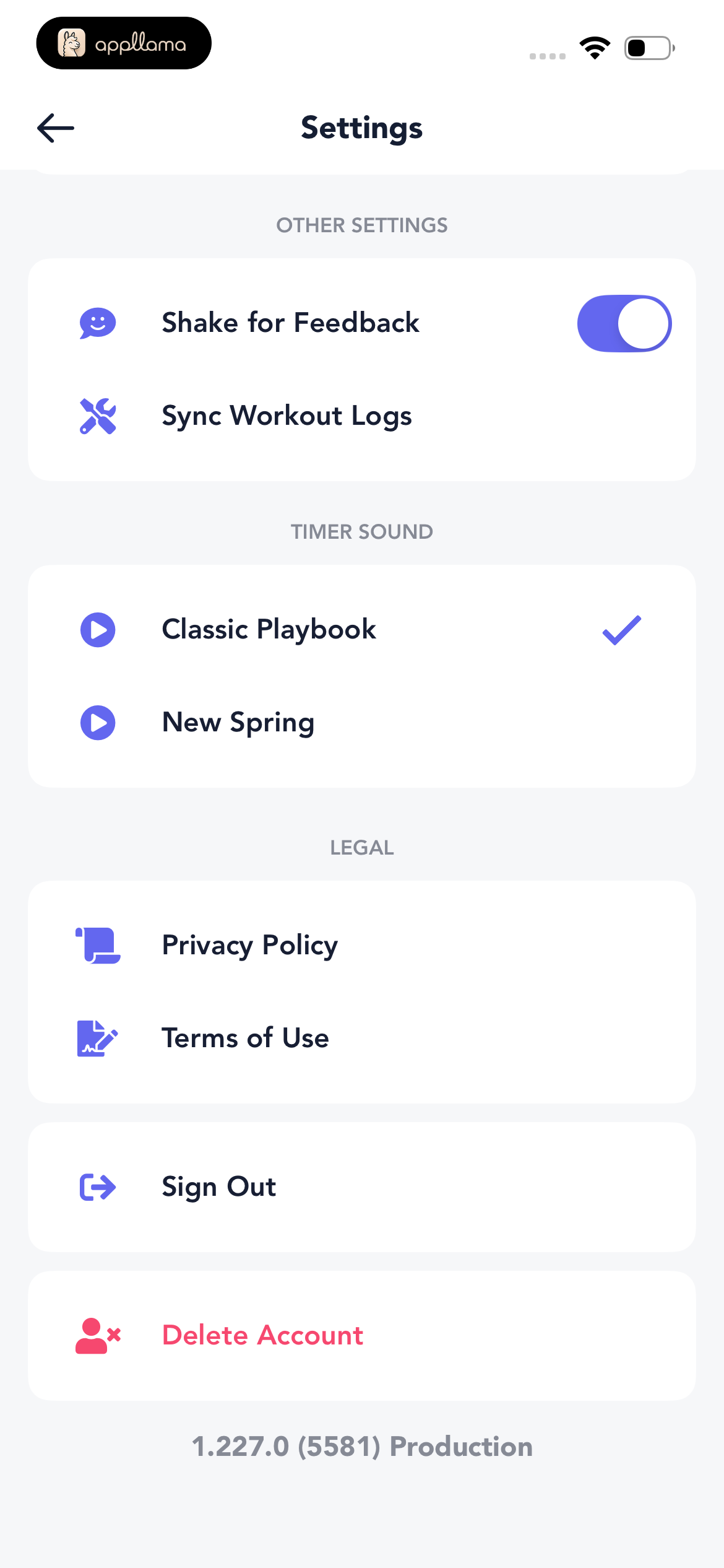 More Settings