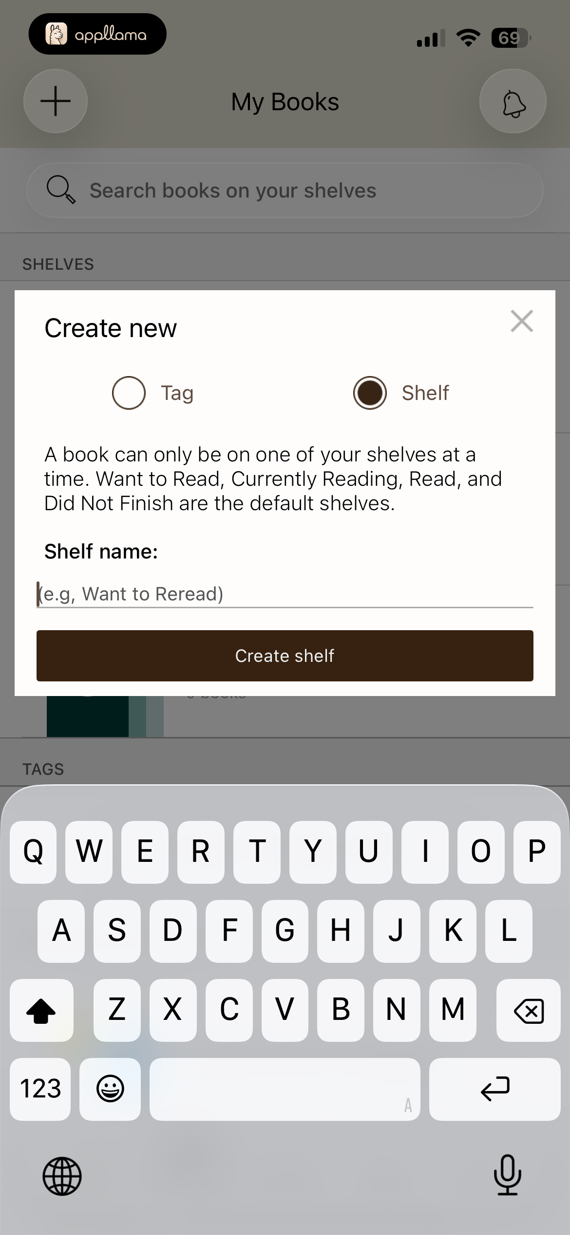 Create Shelf