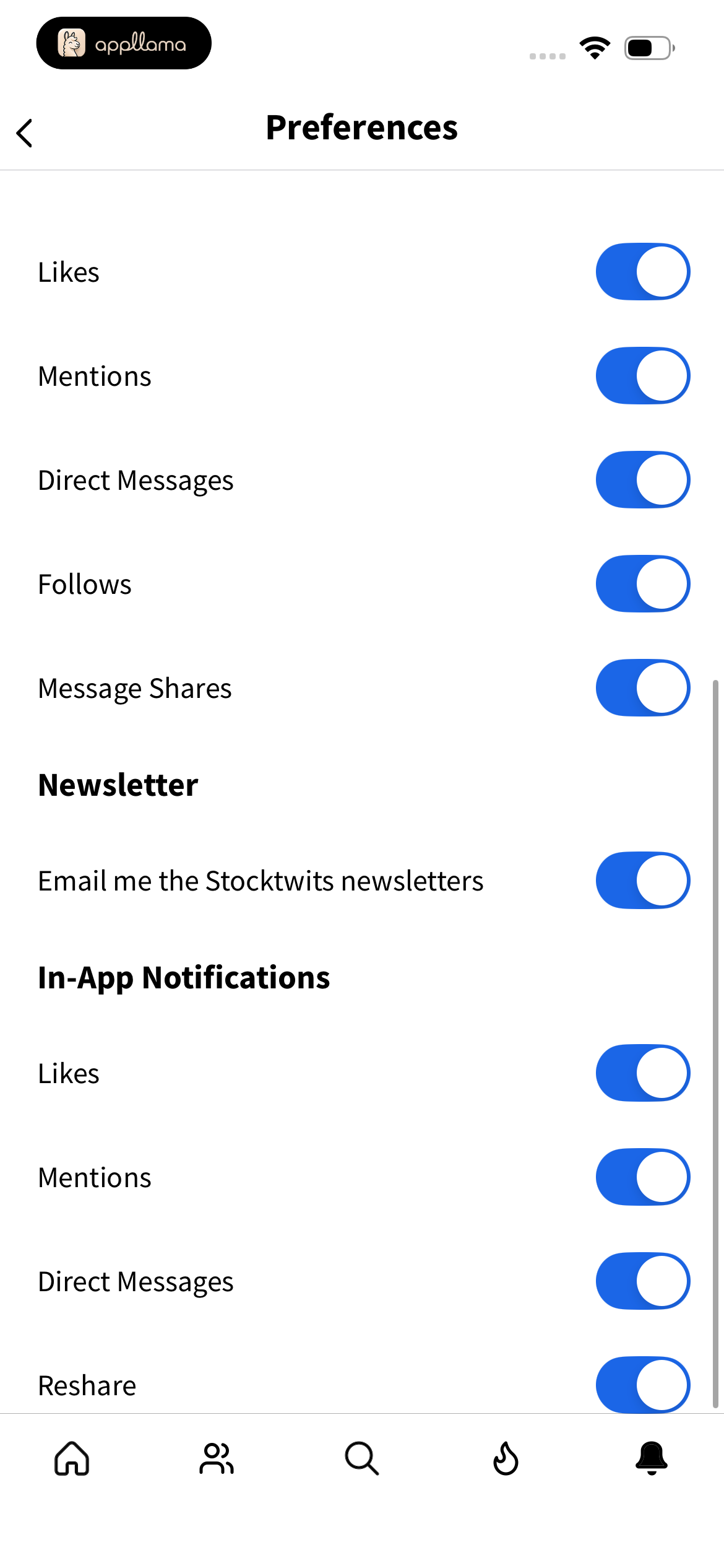 Notification Preferences