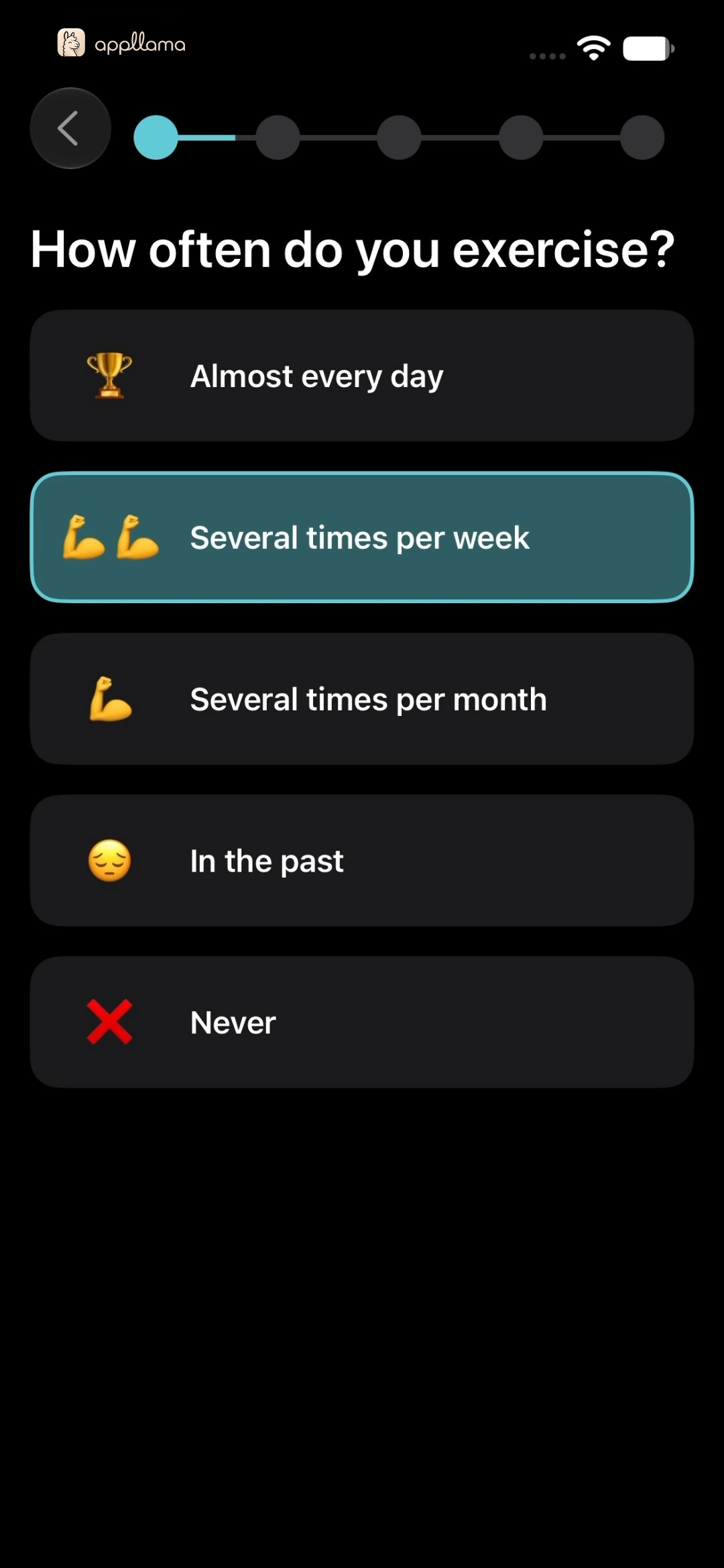 Exercise Frequency