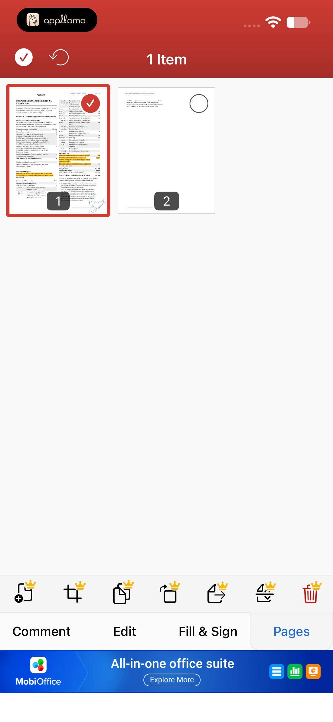 PDF Page Organizer