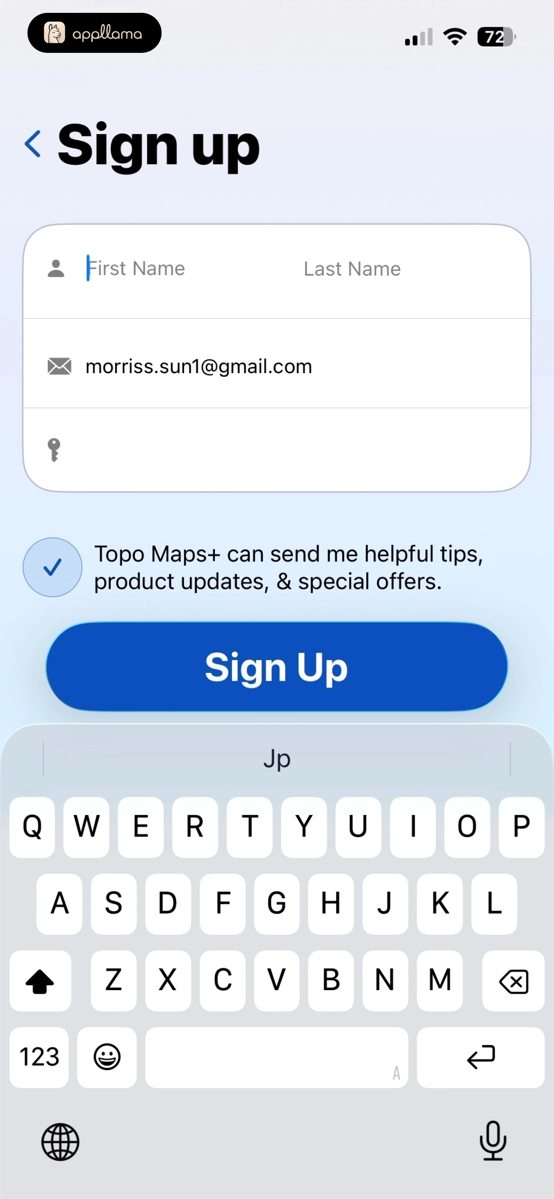 Sign Up Form
