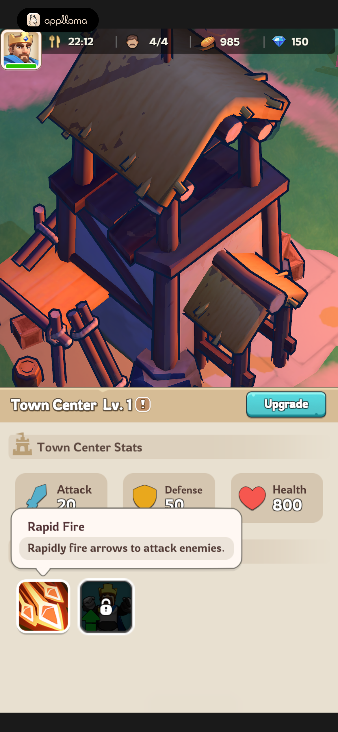 Town Center Perk Tooltip