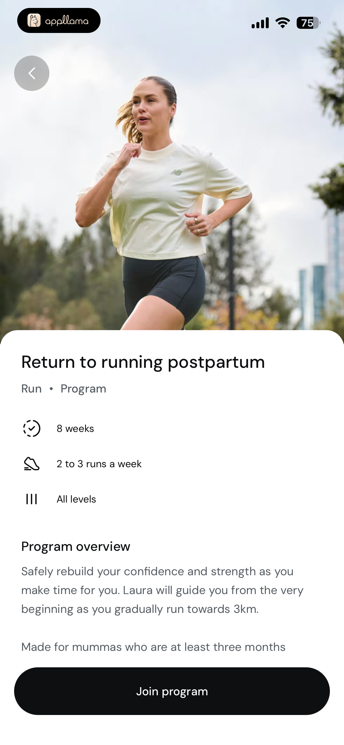 Running Program
