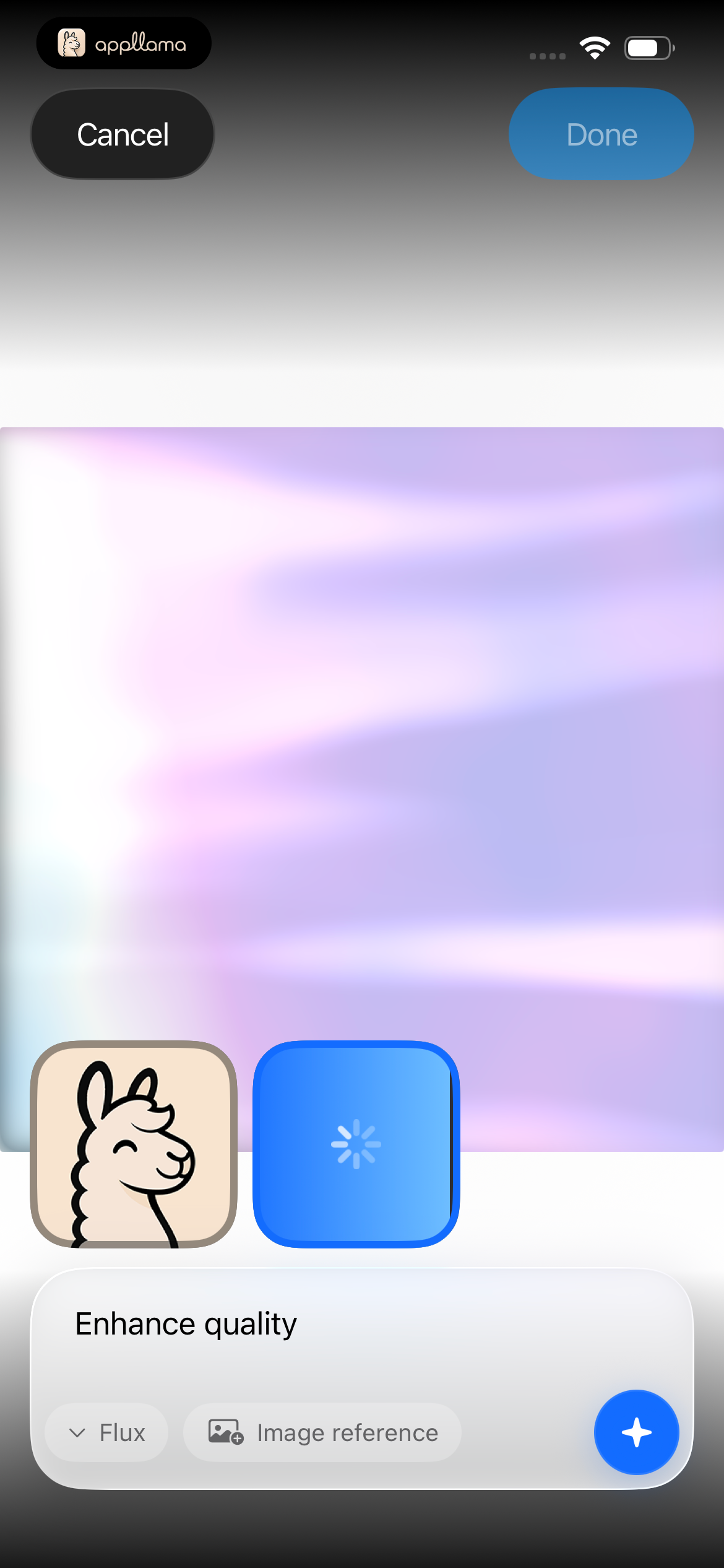 Image Enhancement Loading