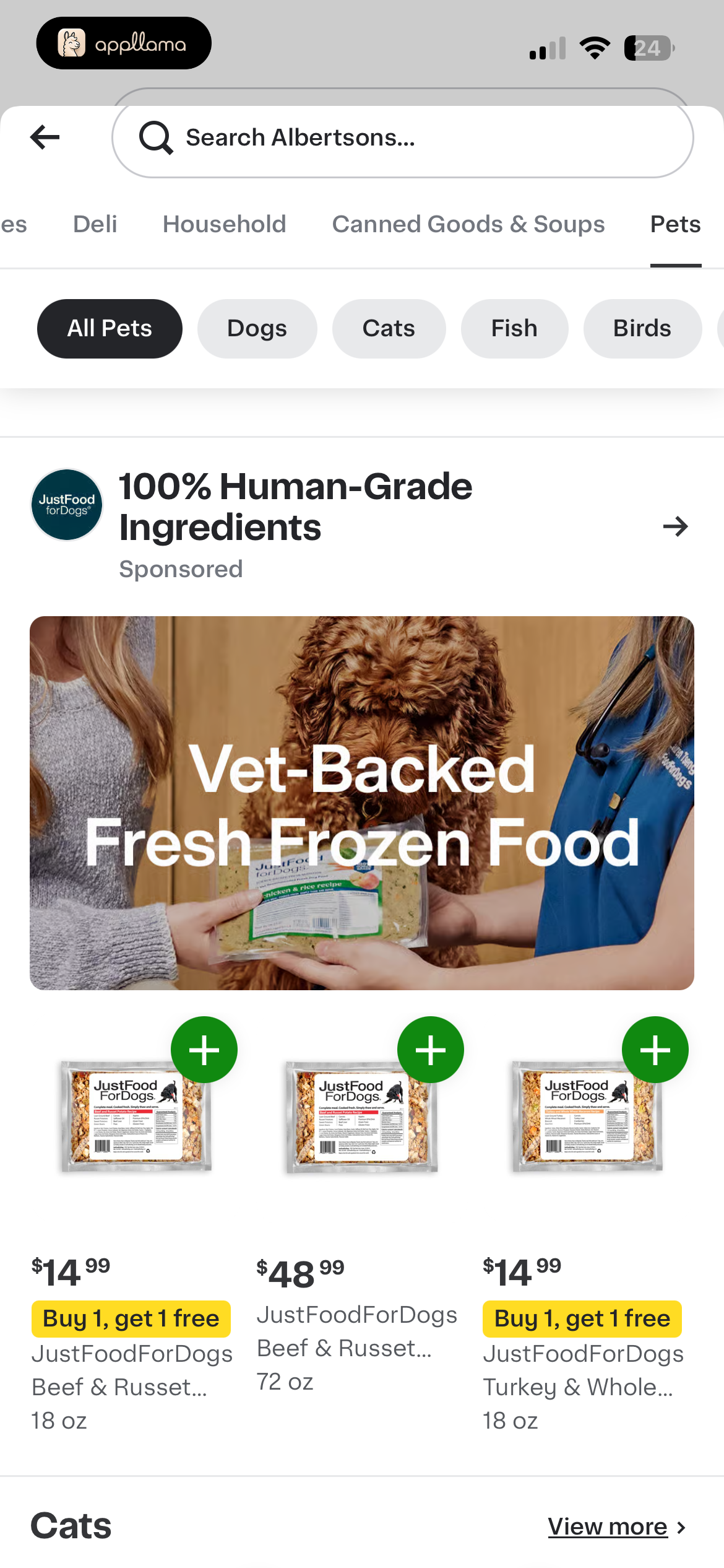 Pet Food Category