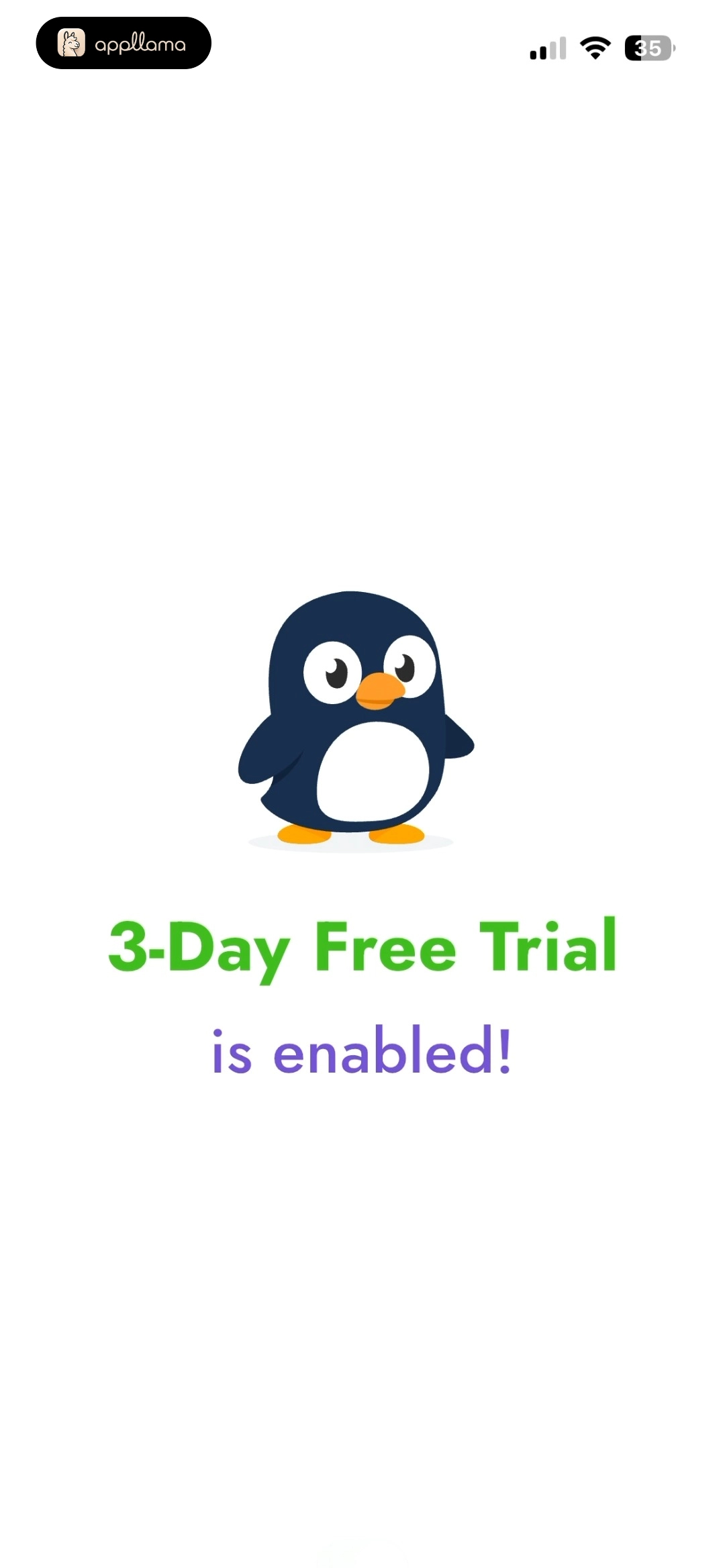 Trial Activated