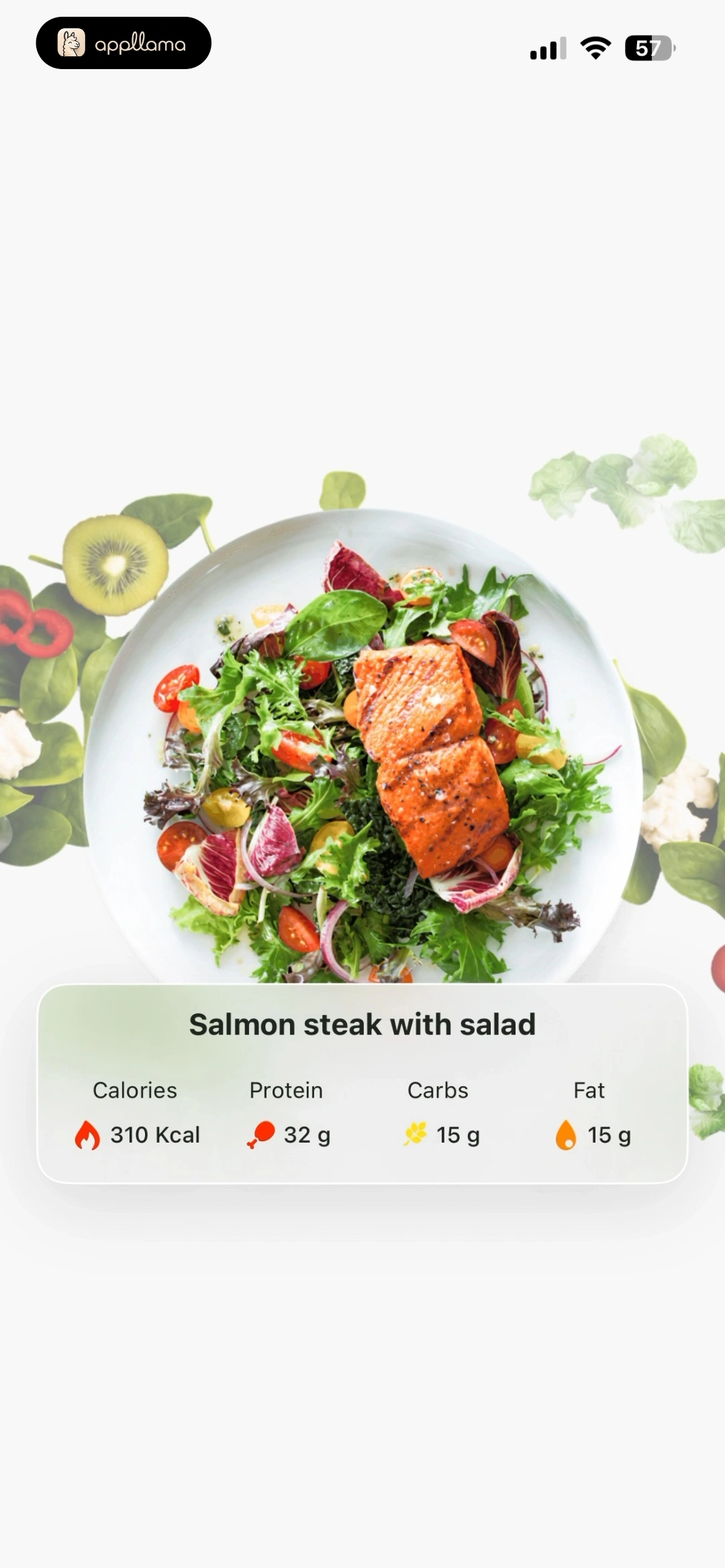 Onboarding Meal Preview