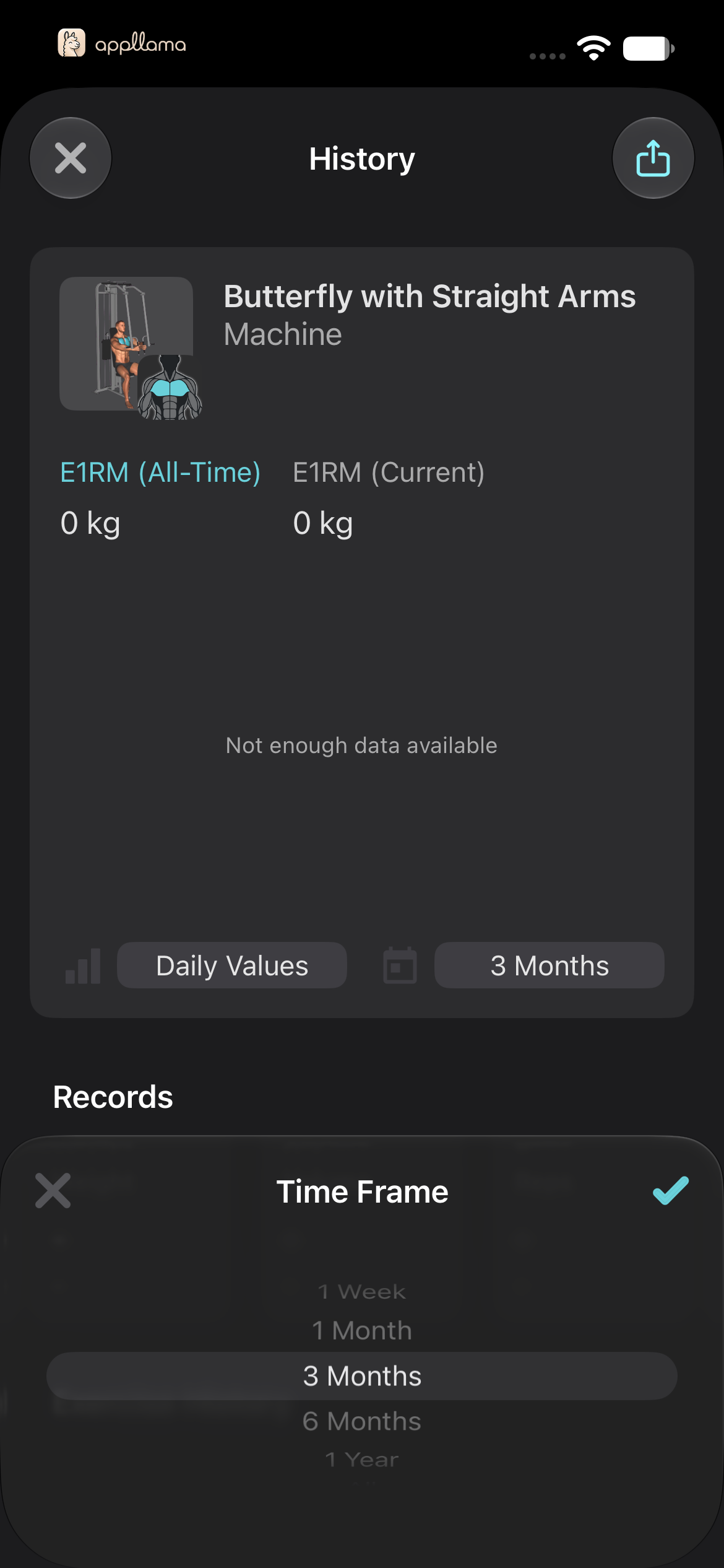 Exercise History Period