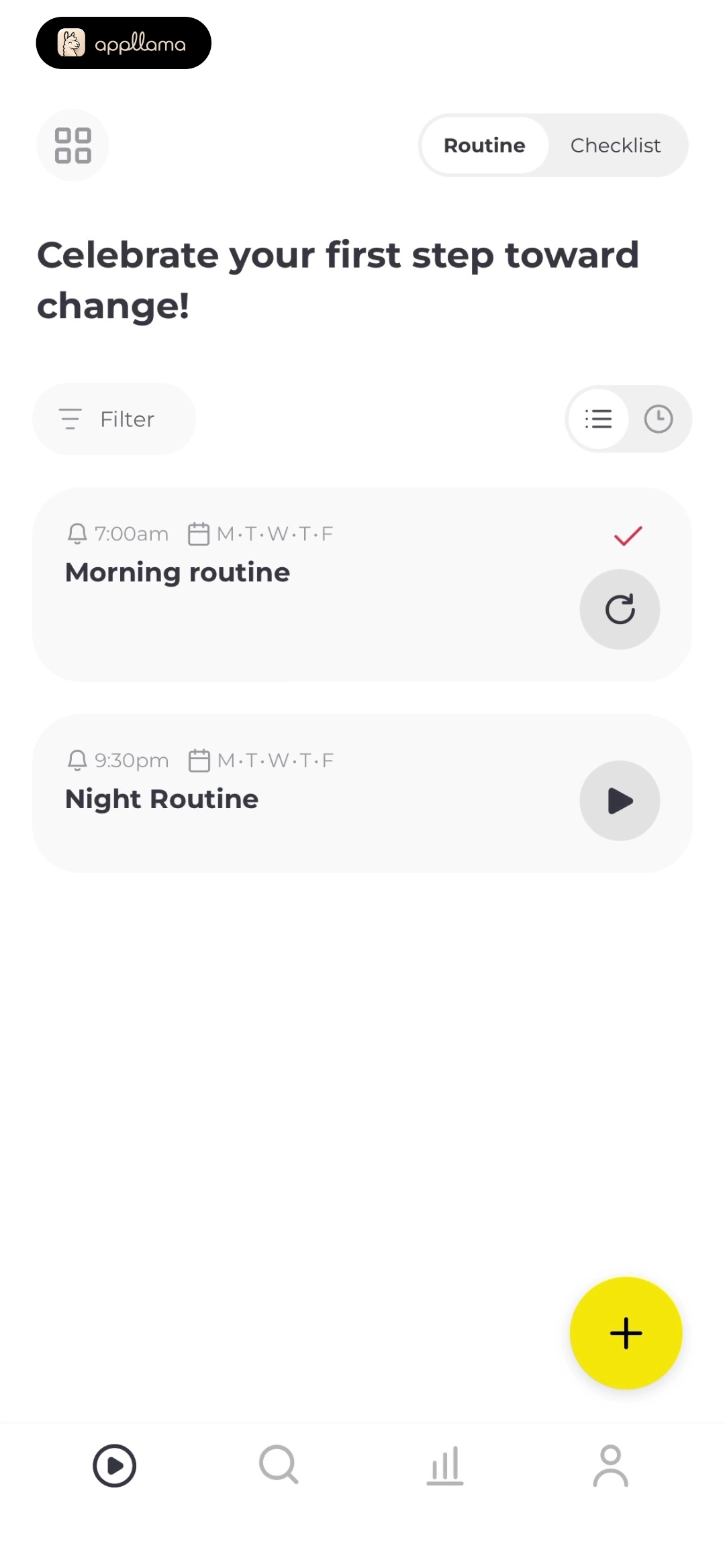 Completed Routine Home
