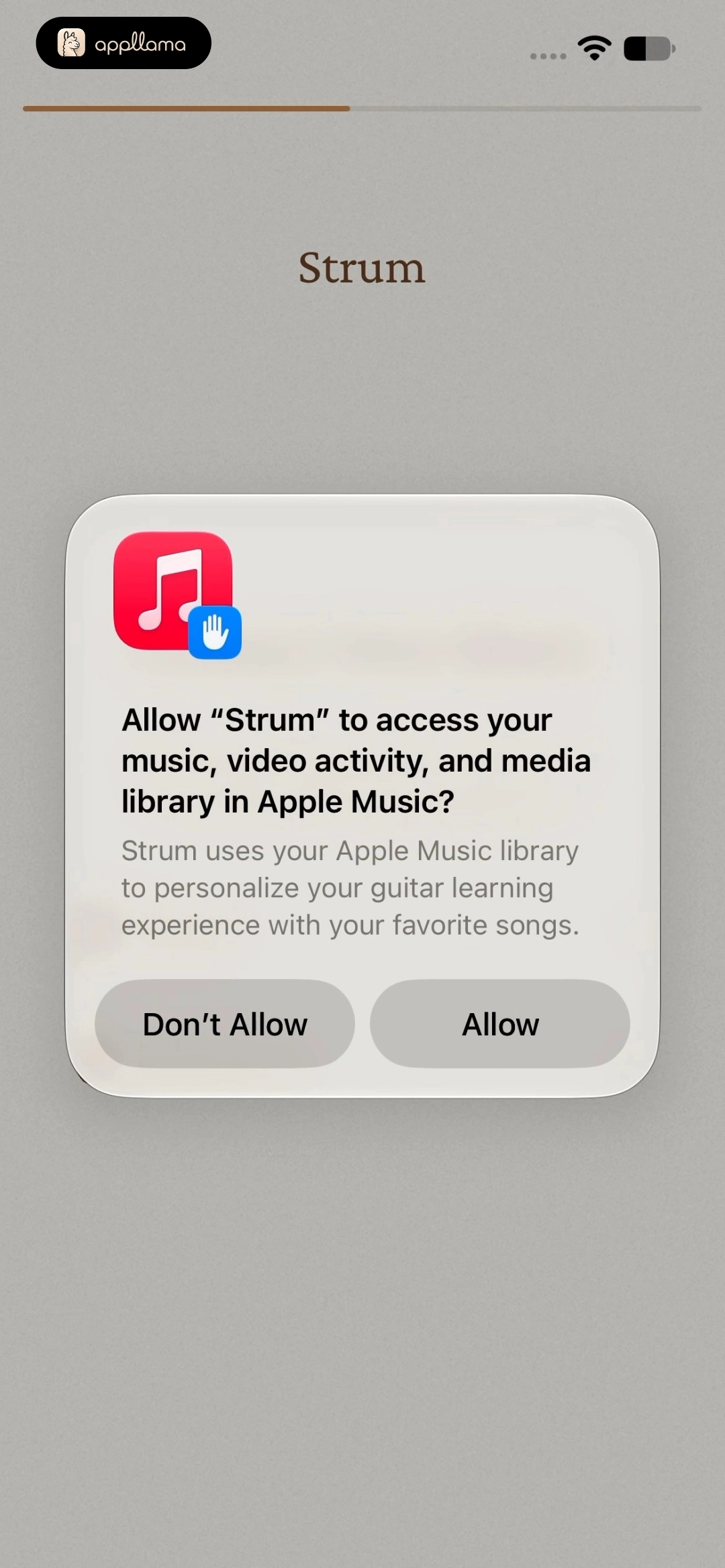 Apple Music Permission