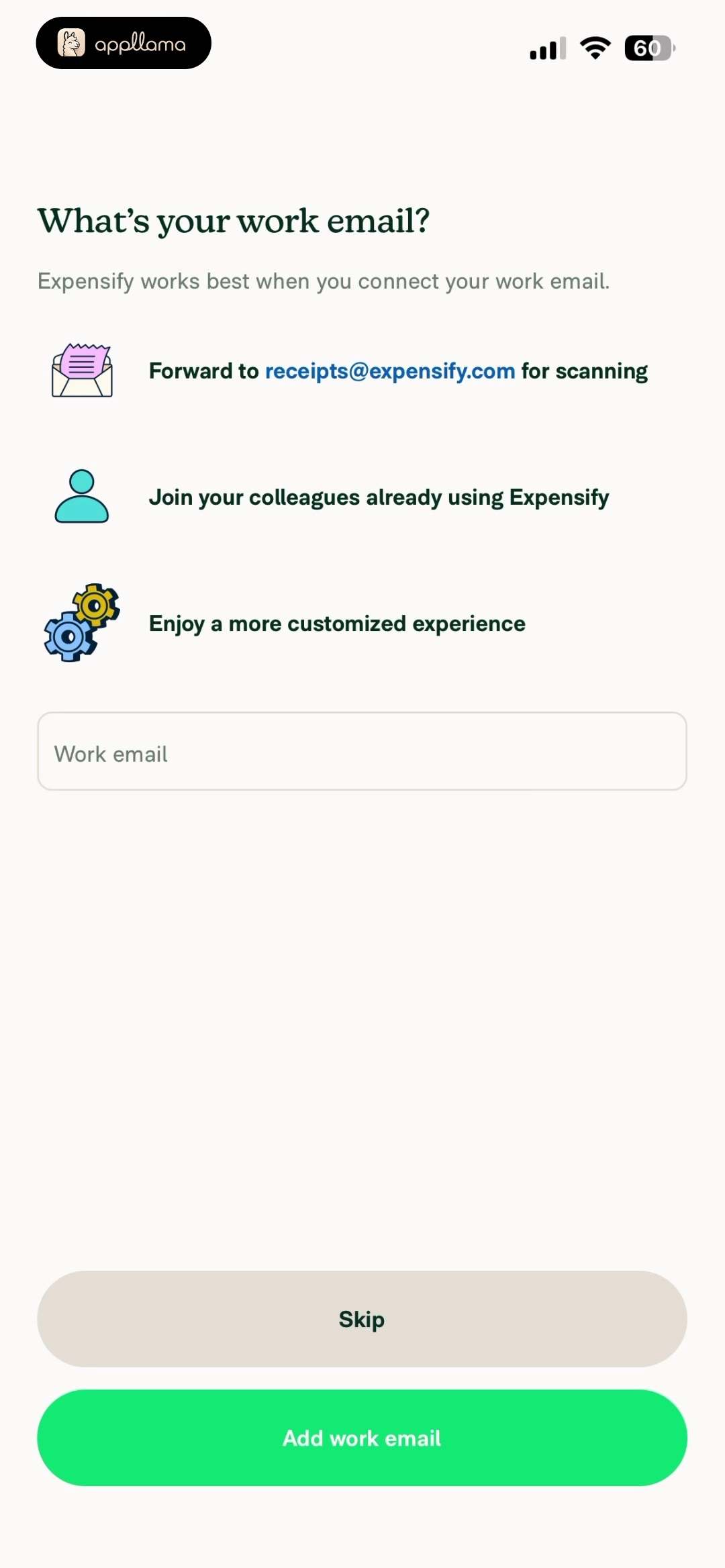 Work Email Setup
