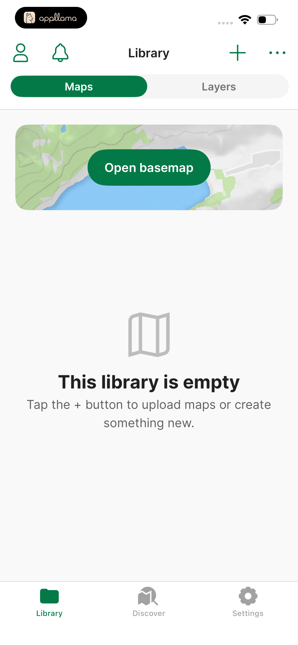 Map Library Empty