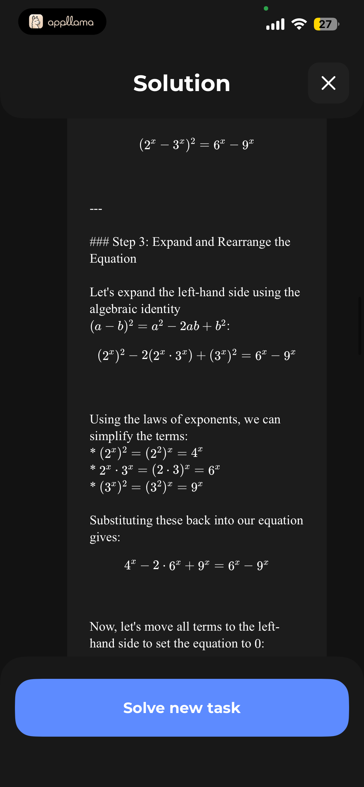 Solution