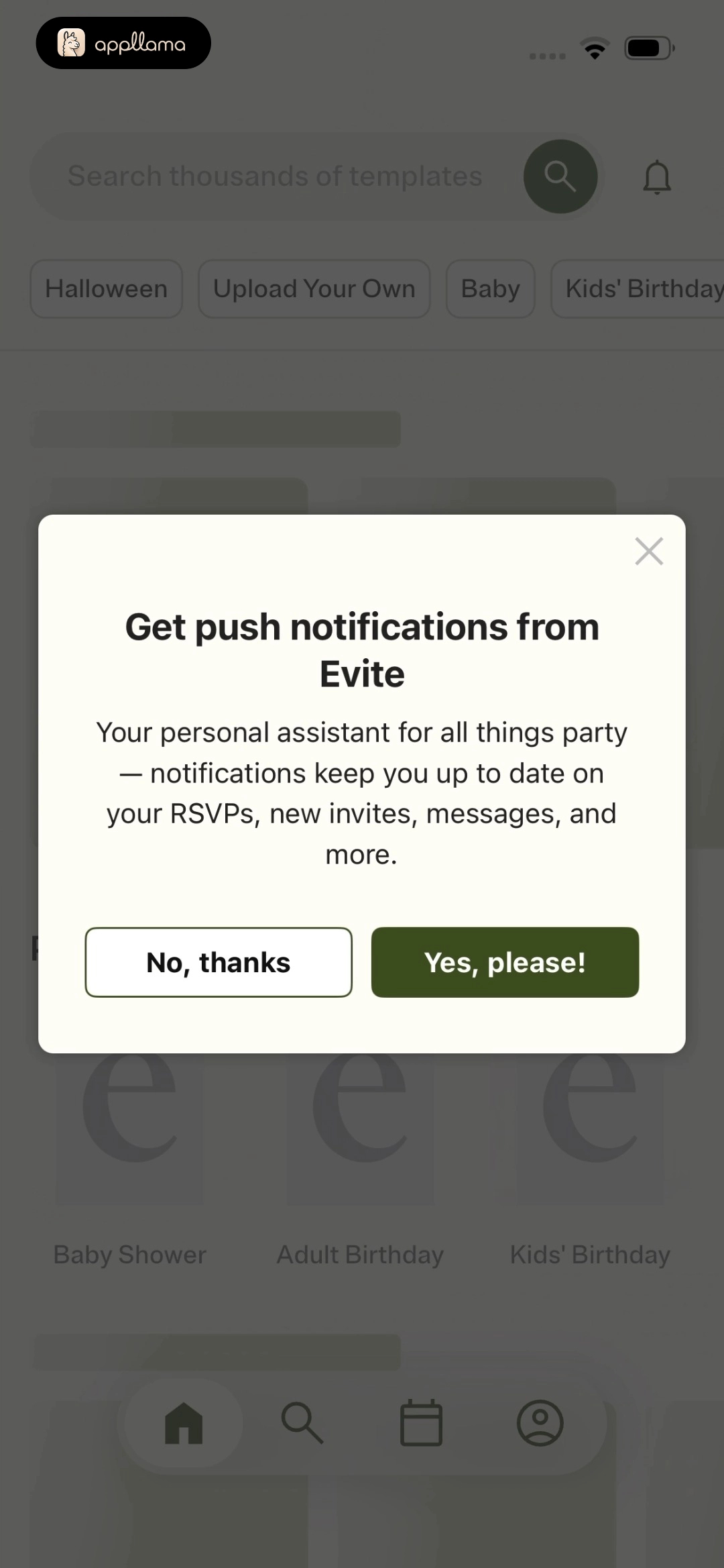 Push Notification Prompt