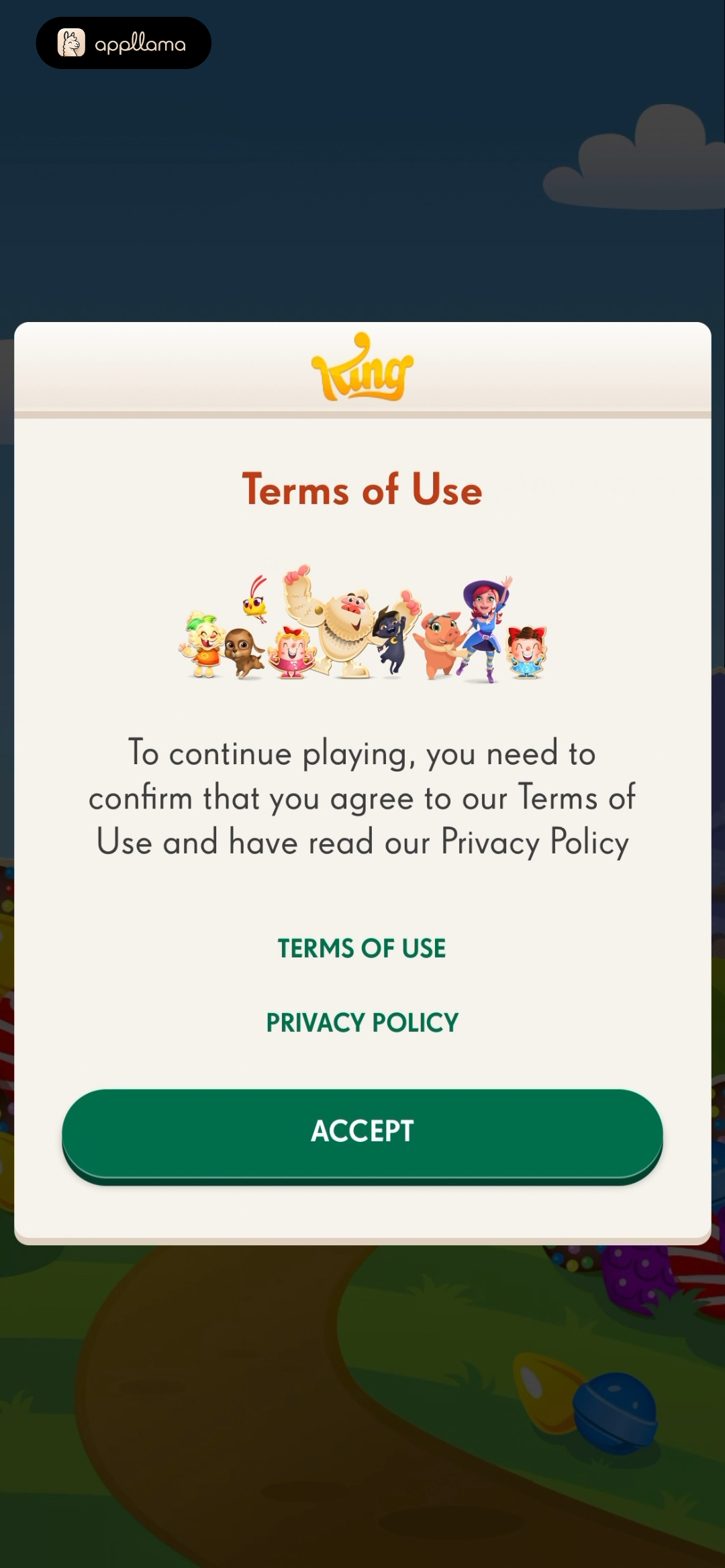 Terms of Use Consent