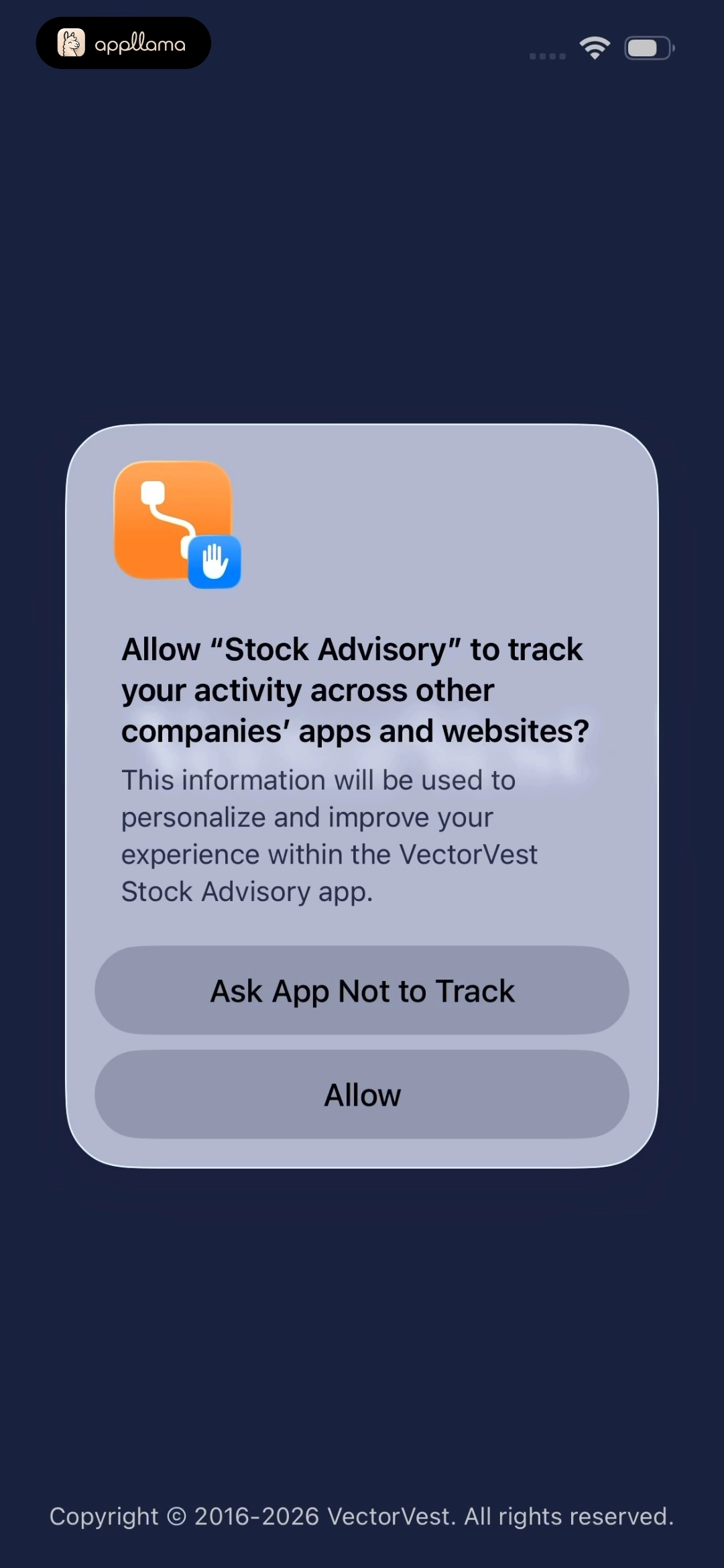 App Tracking Permission