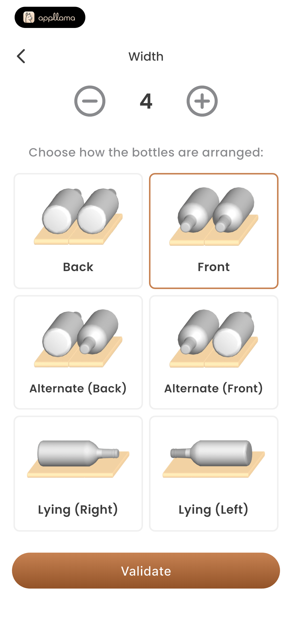 Rack Width Configuration