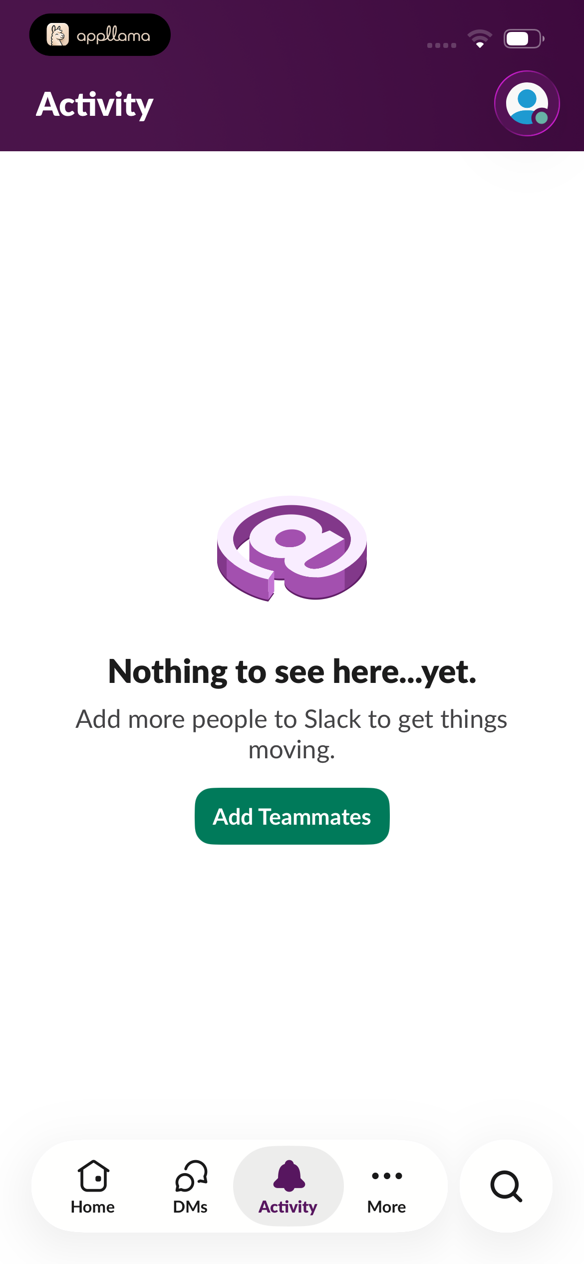 Activity Empty State