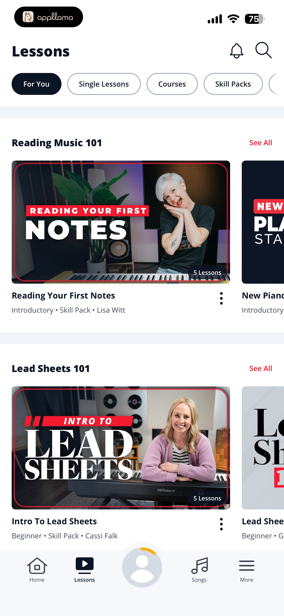 Lessons Browse