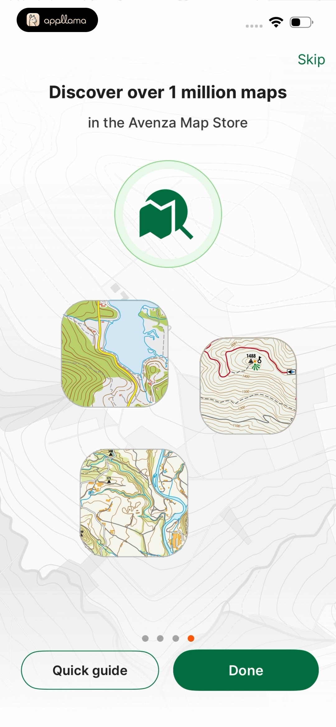 Onboarding Map Store