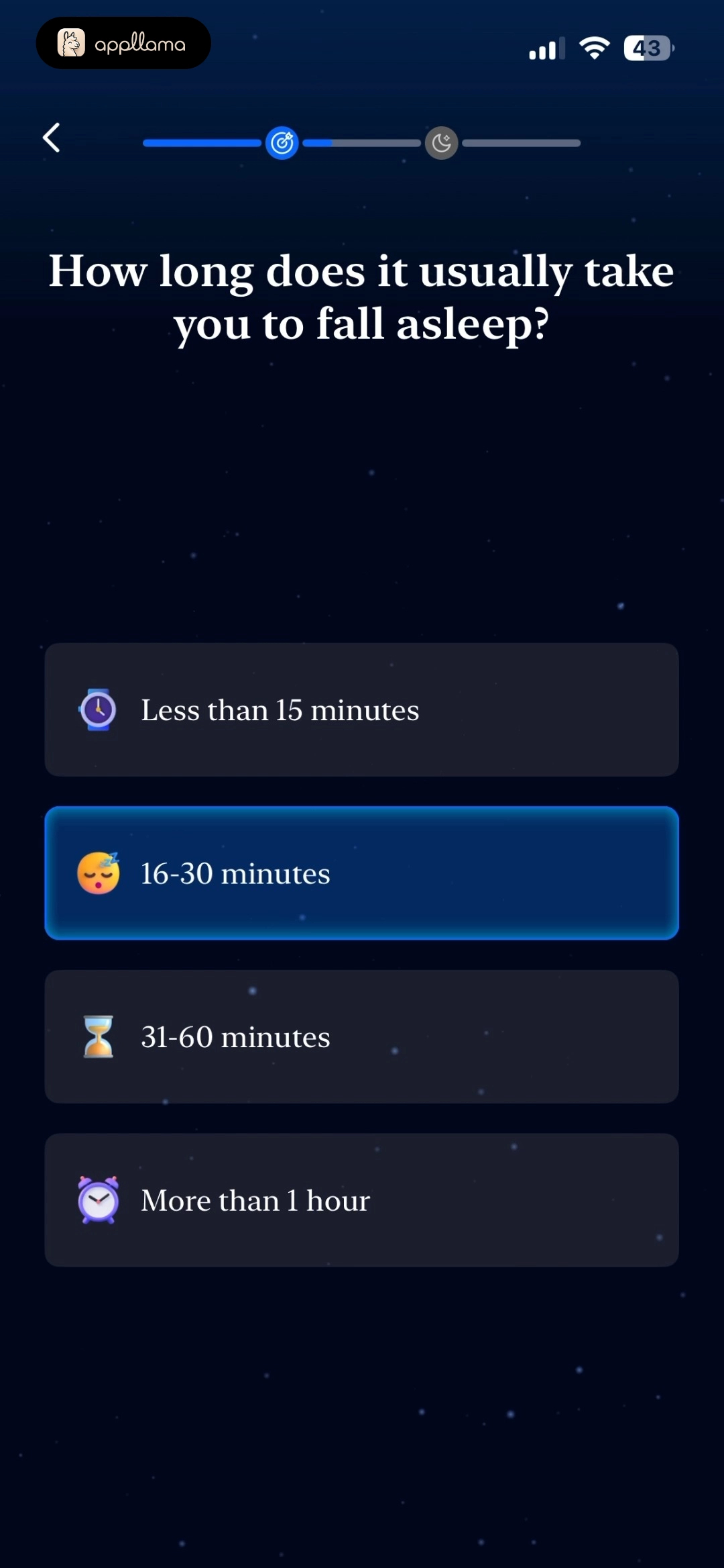 Sleep Onset Duration