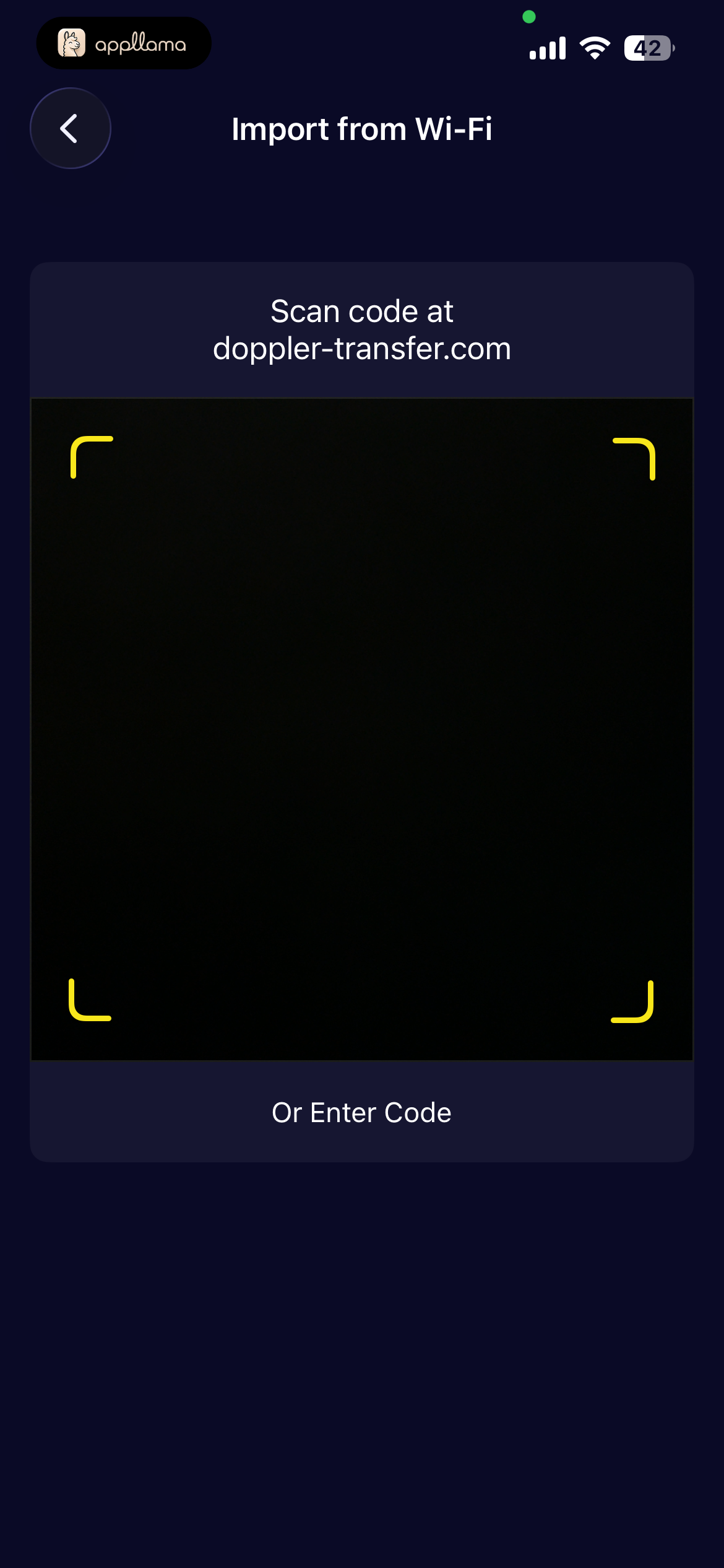 Wi-Fi QR Scanner