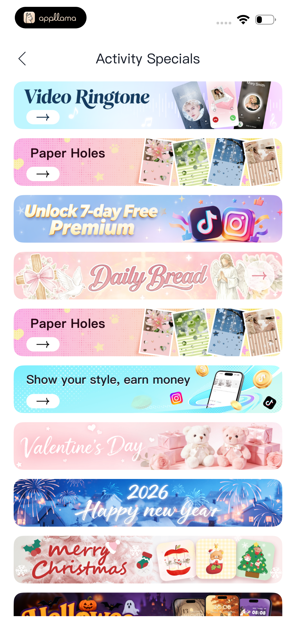 Activity Theme Gallery