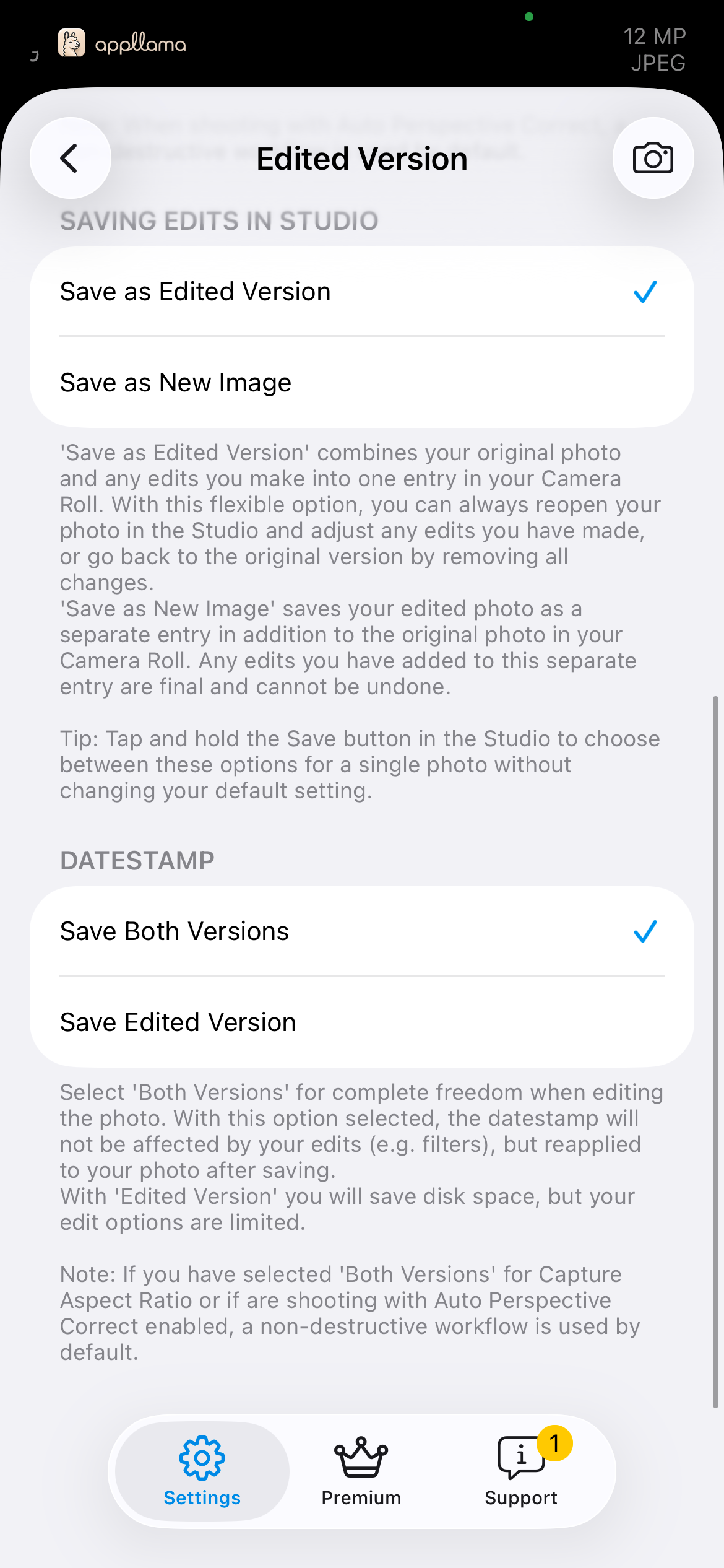 Edited Version Details