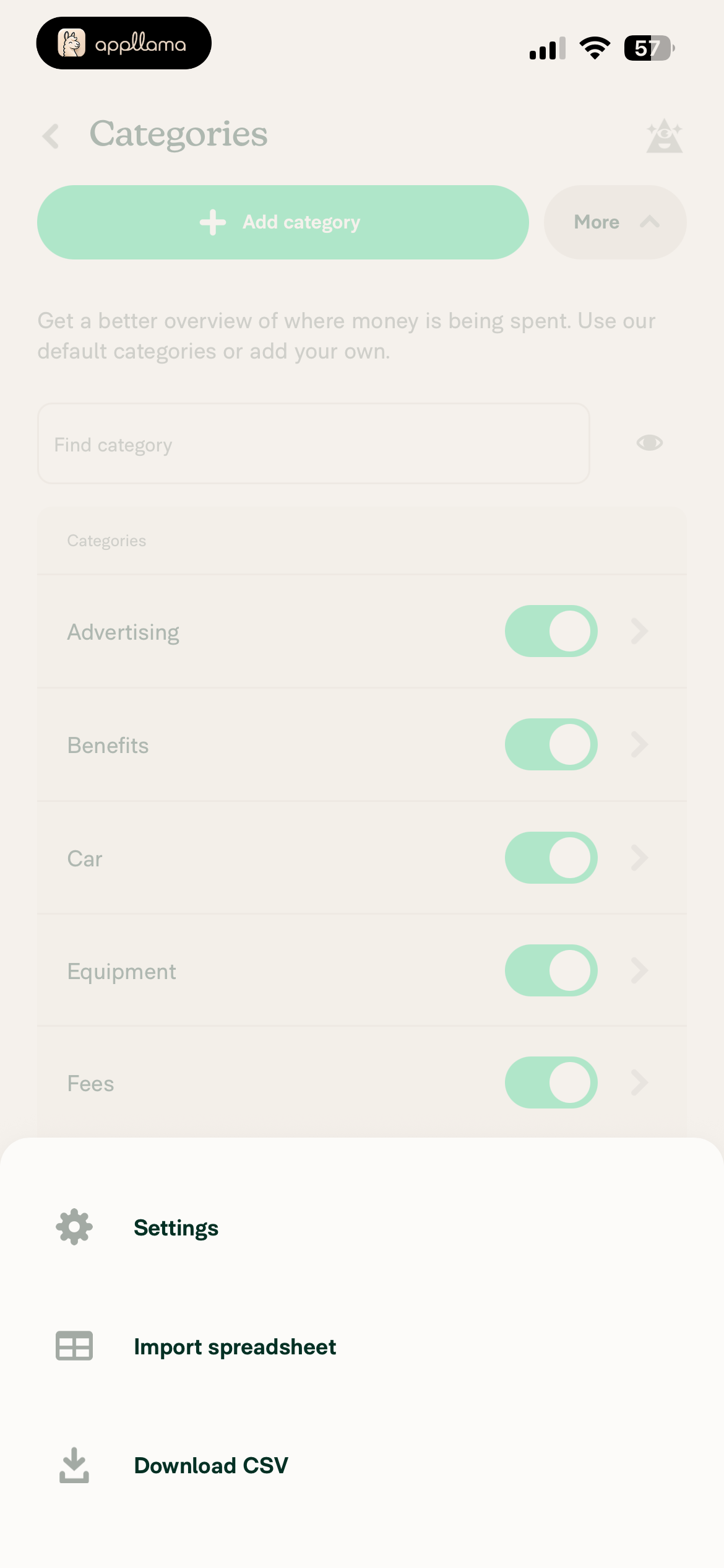 Categories