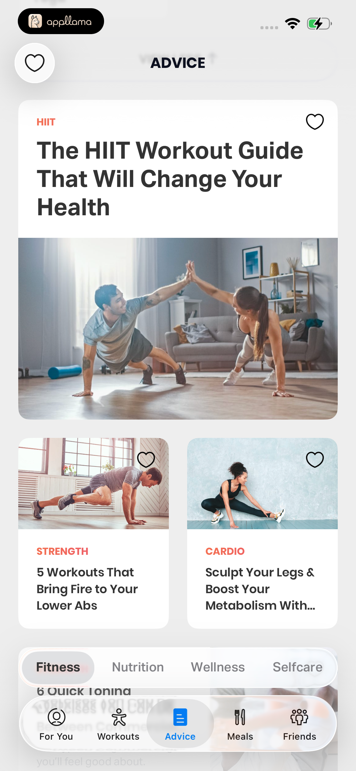 HIIT Advice Topic