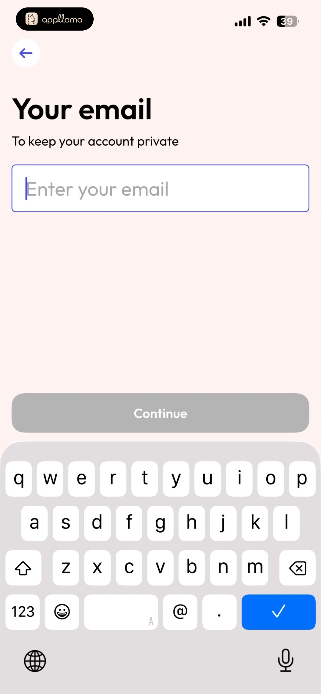 Email Entry