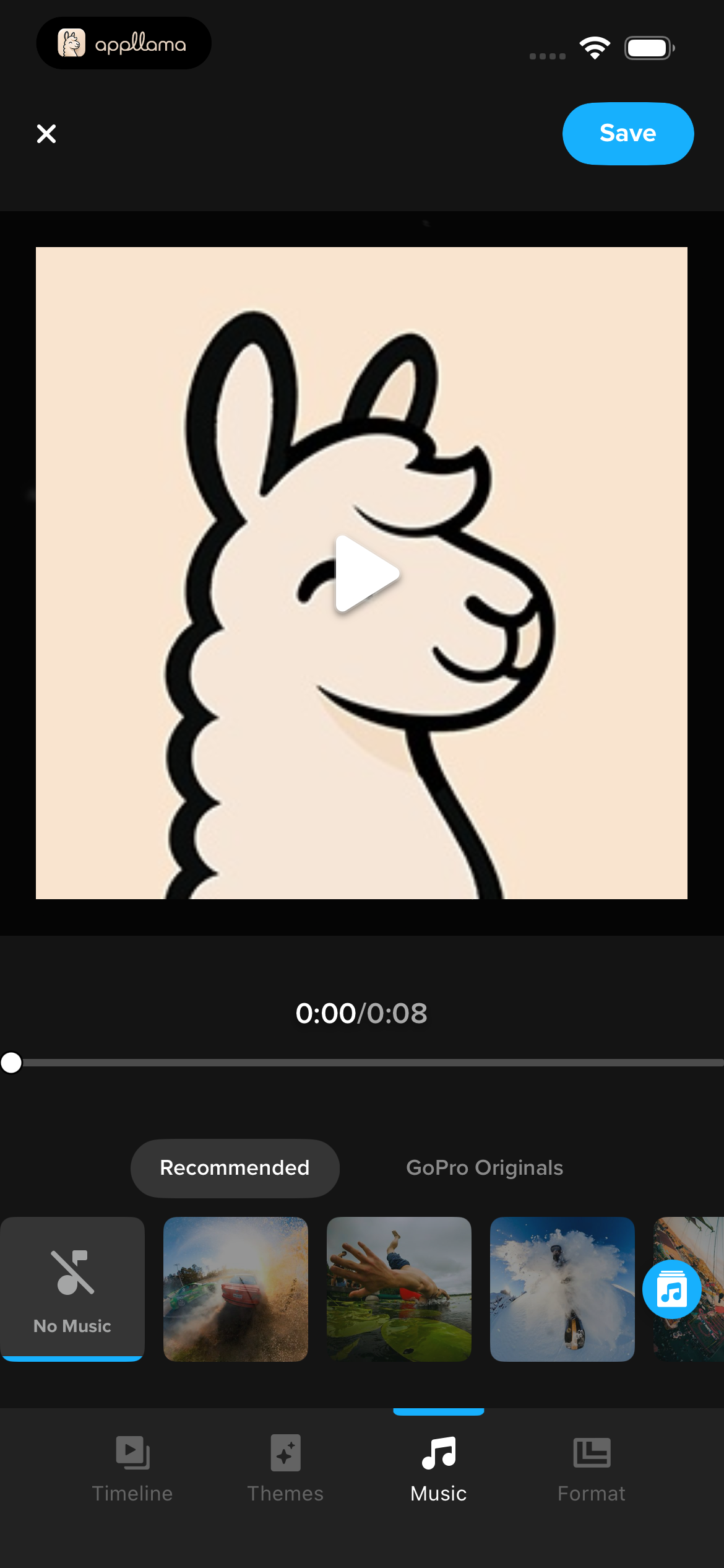 Video Music Selection