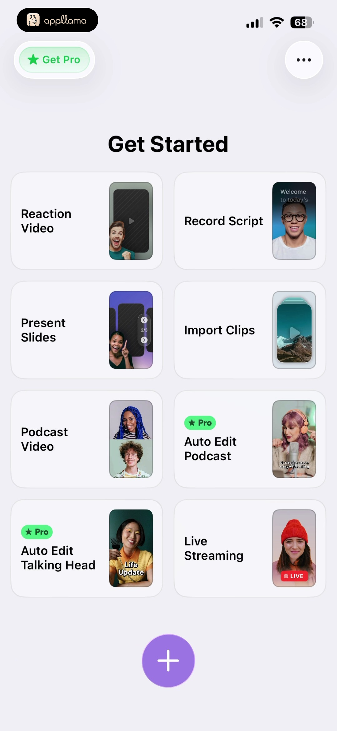 Creation Mode Picker