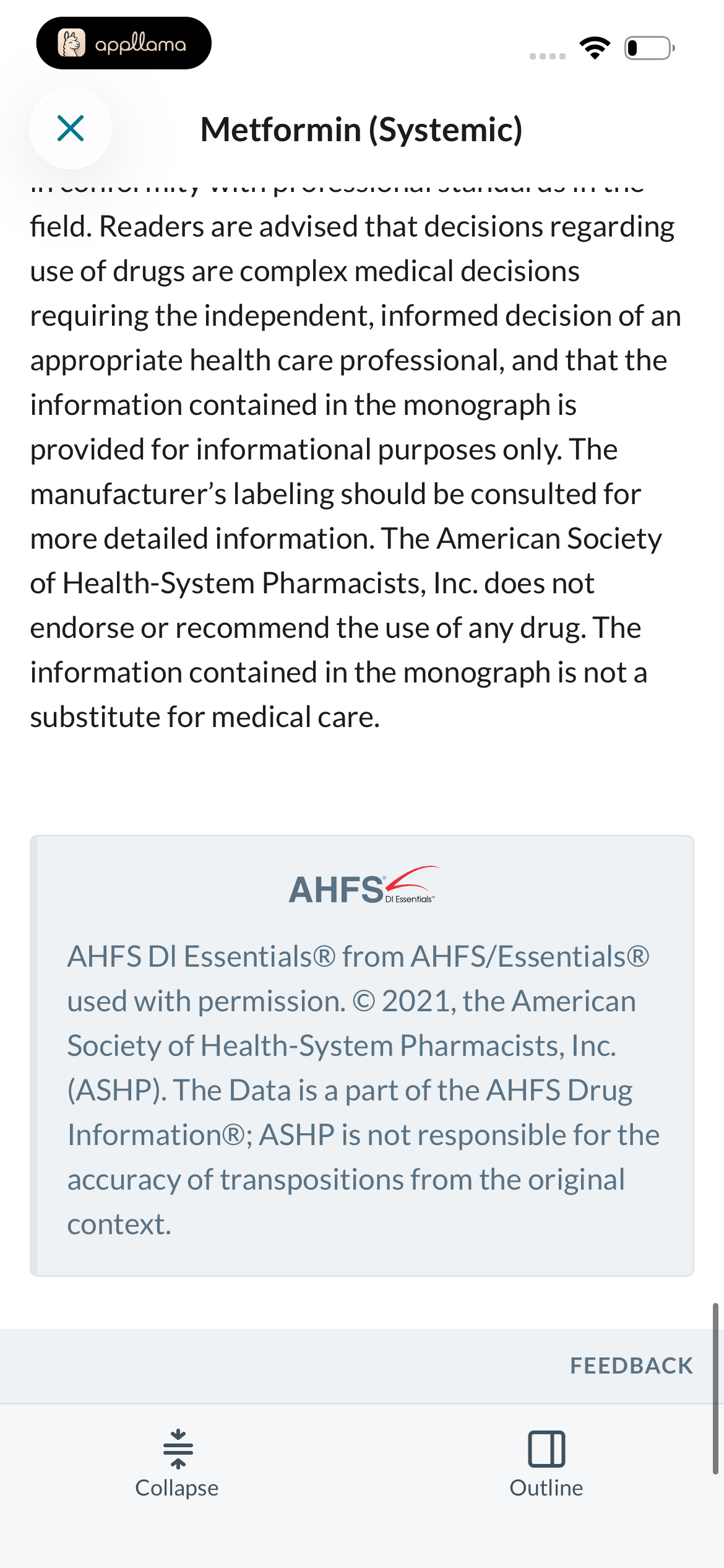Metformin Evidence and References